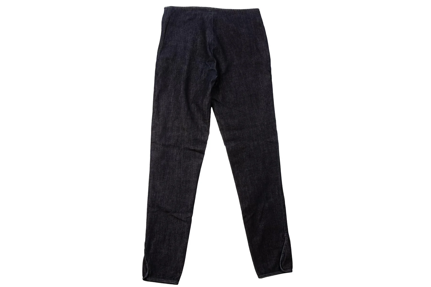 THE ROW NAVY DENIM SKINNY PANTS XSMALL - Image 4