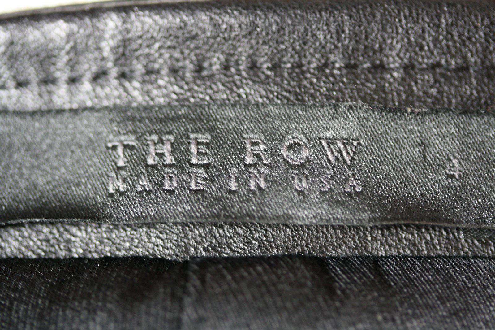 THE ROW SPETTO LEATHER AND SUEDE LEGGINGS US 4 UK 8 - Image 5