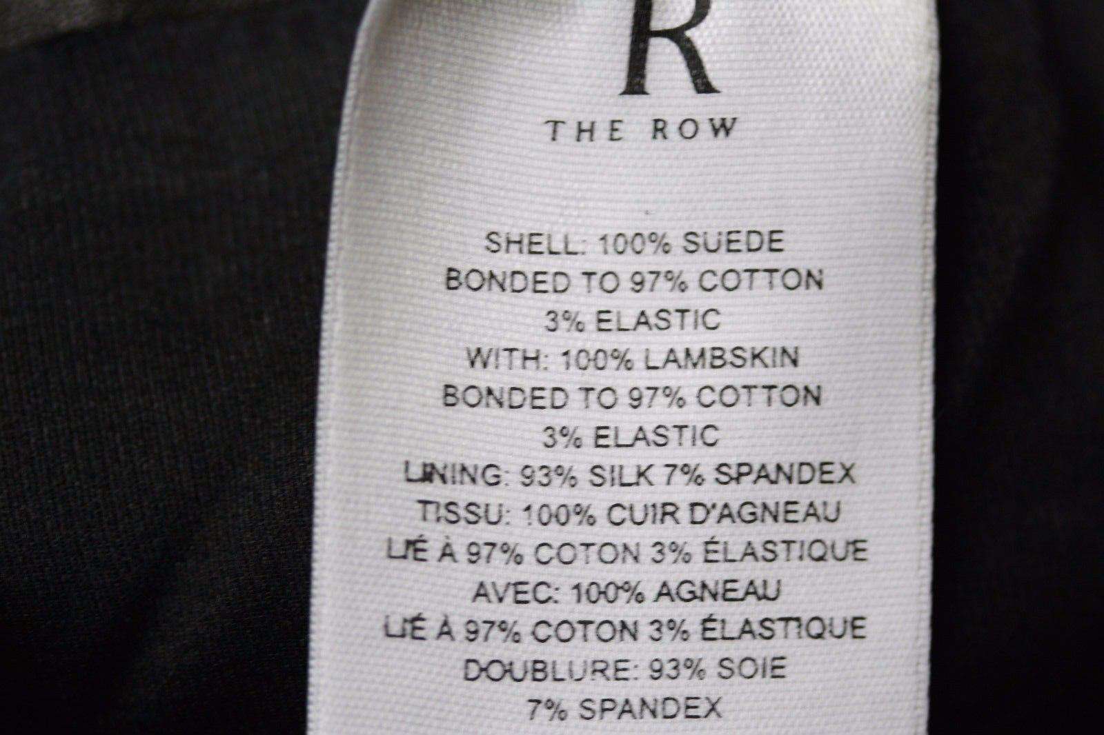 THE ROW SPETTO LEATHER AND SUEDE LEGGINGS US 4 UK 8 - Image 6