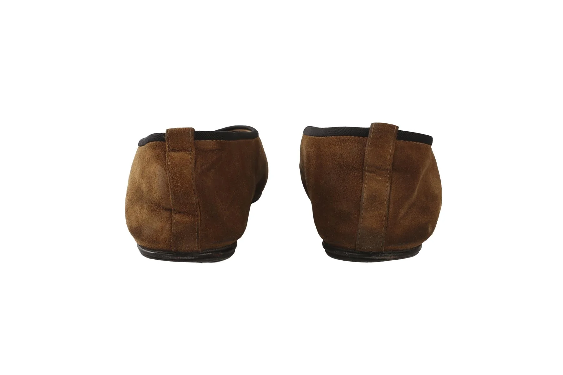 THE ROW TAN SUEDE BALLET FLATS  EU 38 UK 5 US 8 - Image 5