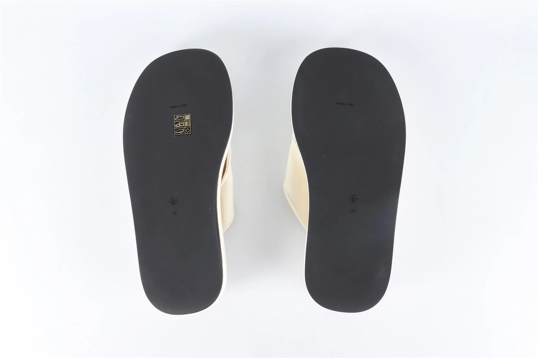 THE ROW WHITE GINZA LEATHER FLIP FLOPS EU 39 UK 6 US 9 - Image 6