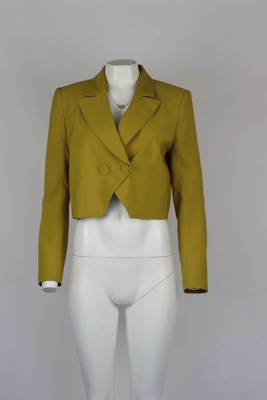 THE SEI CROPPED DOUBLE BREASTED CREPE BLAZER US 4 UK 8 - Image 2