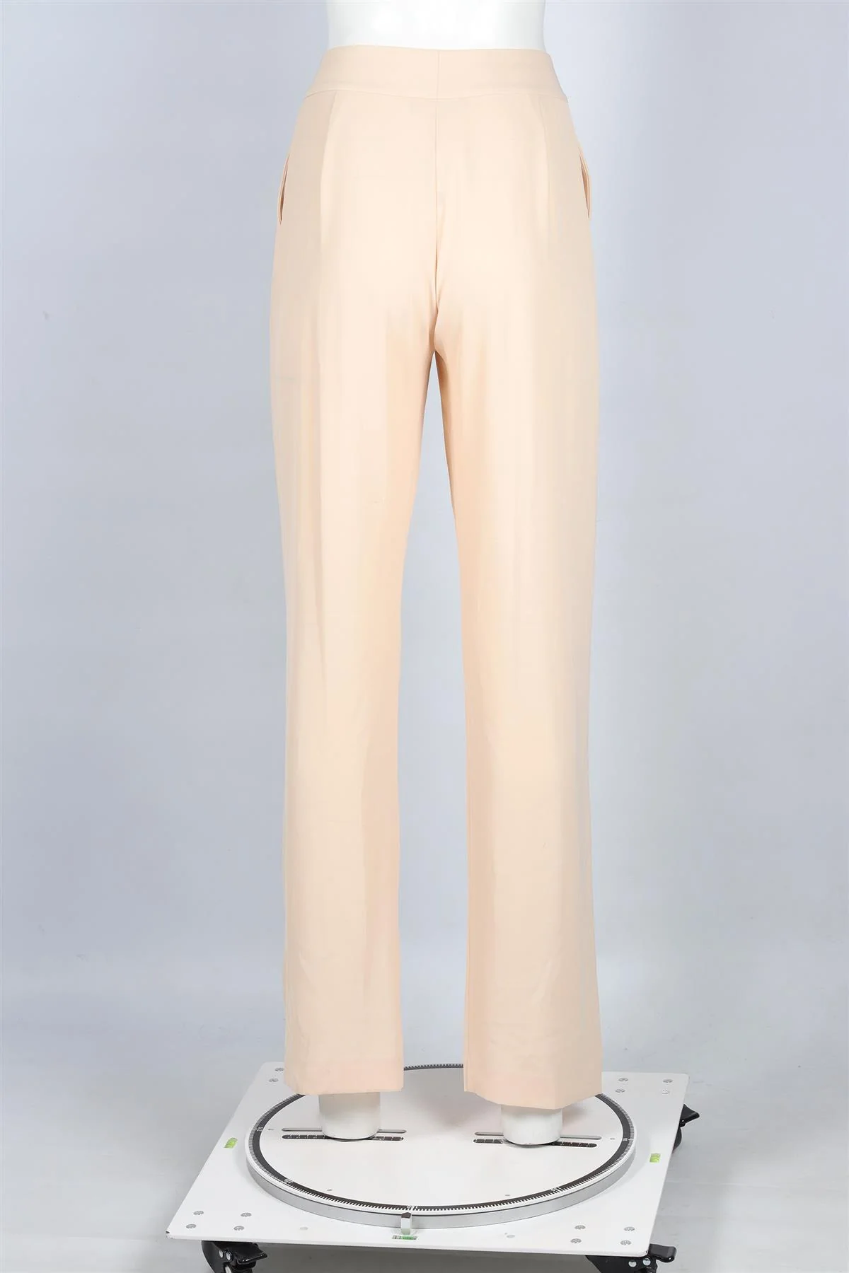 THE SEI NUDE CREPE STRAIGHT LEG PANTS US 0 UK 4 - Image 4