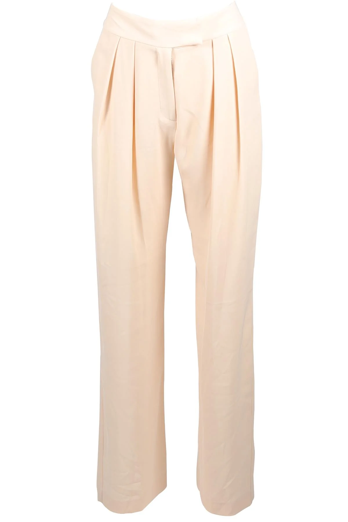 THE SEI NUDE CREPE STRAIGHT LEG PANTS US 0 UK 4 - Image 5