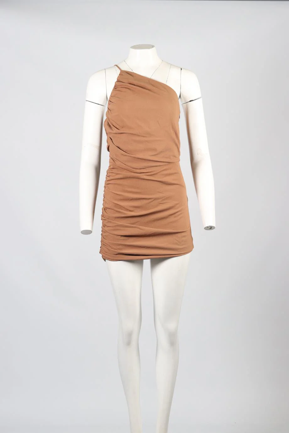 THE SEI ONE SHOULDER WOVEN MINI DRESS US 4 UK 8 - Image 2
