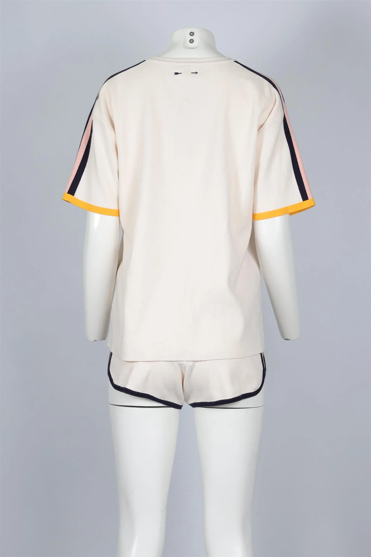THE UPSIDE CREAM COTTON TOP AND SHORTS XSMALL - Image 4