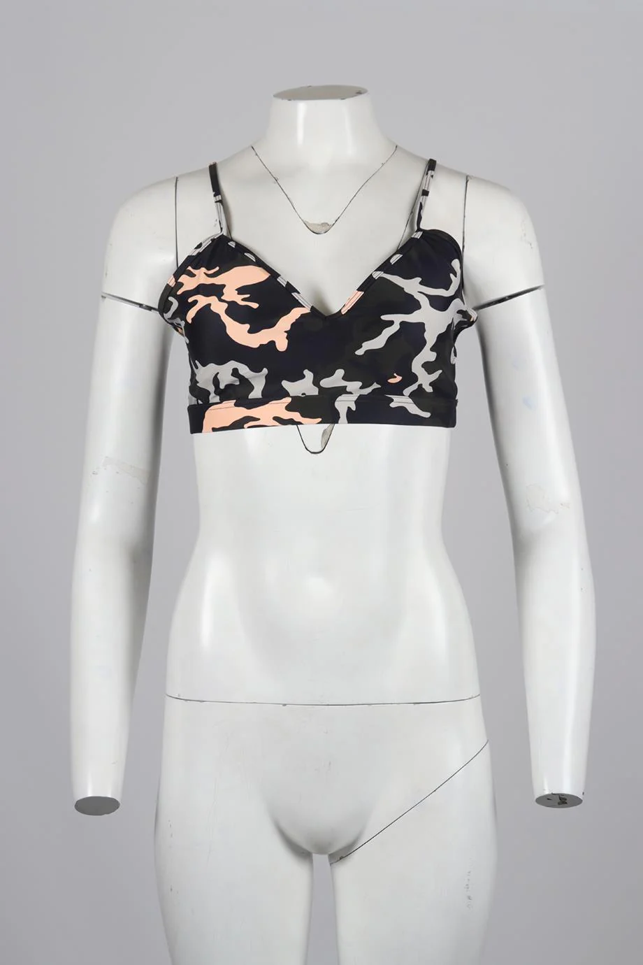 THE UPSIDE PRINTED JERSEY SPORT BRA US 10 UK 14 - Image 2