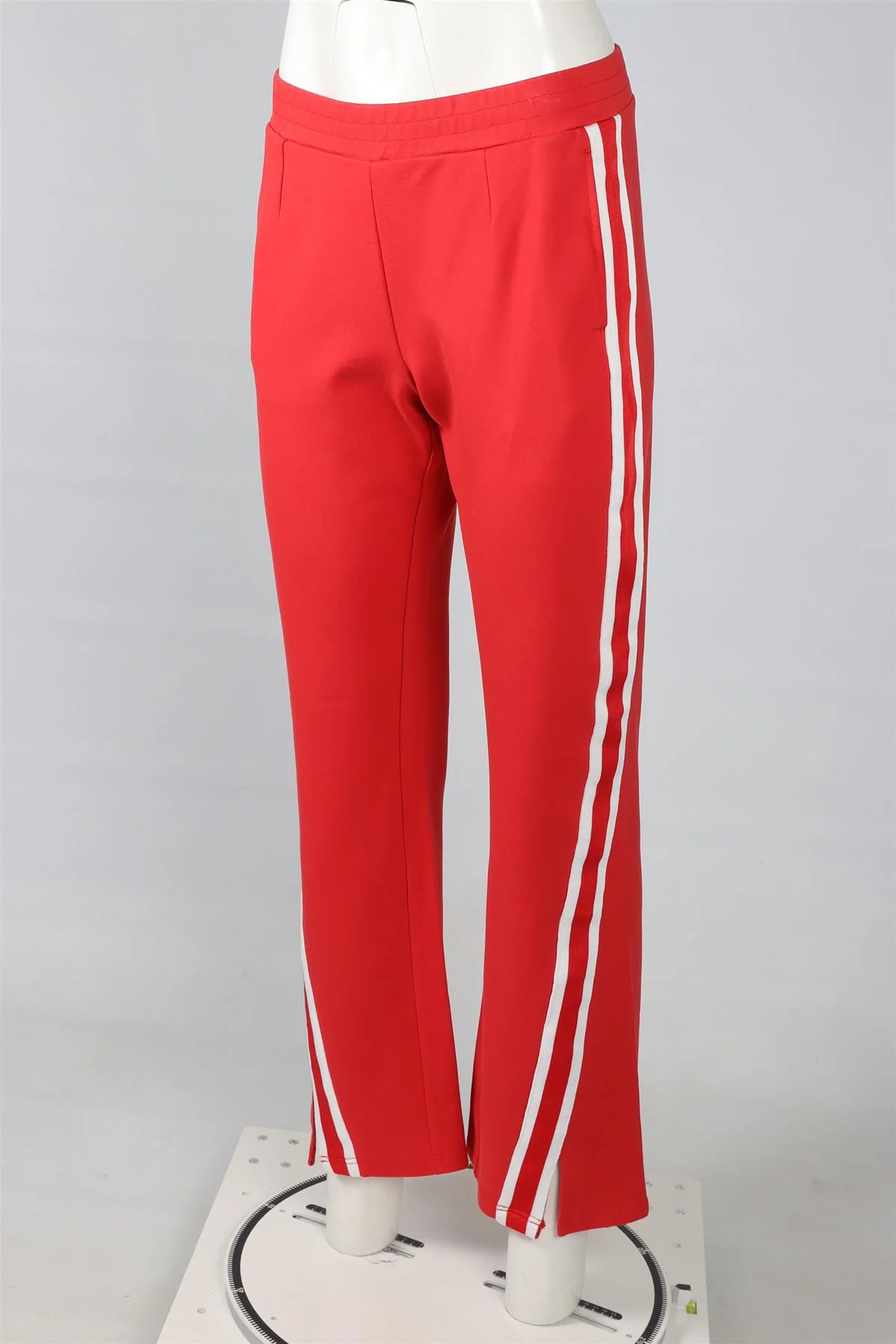 THE UPSIDE RED JERSEY STRAIGHT LEG PANTS SMALL - Image 3