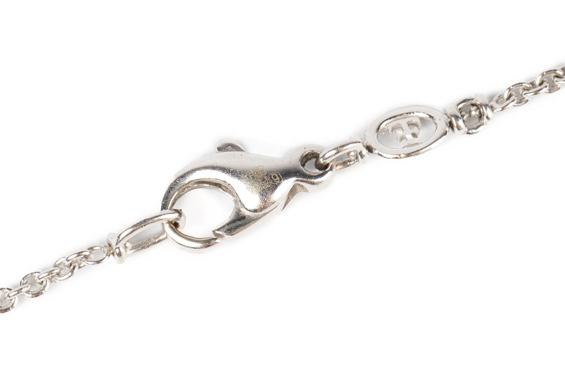 THEO FENNELL 18K WHITE GOLD AND DIAMOND CHAIN NECKLACE - Image 5