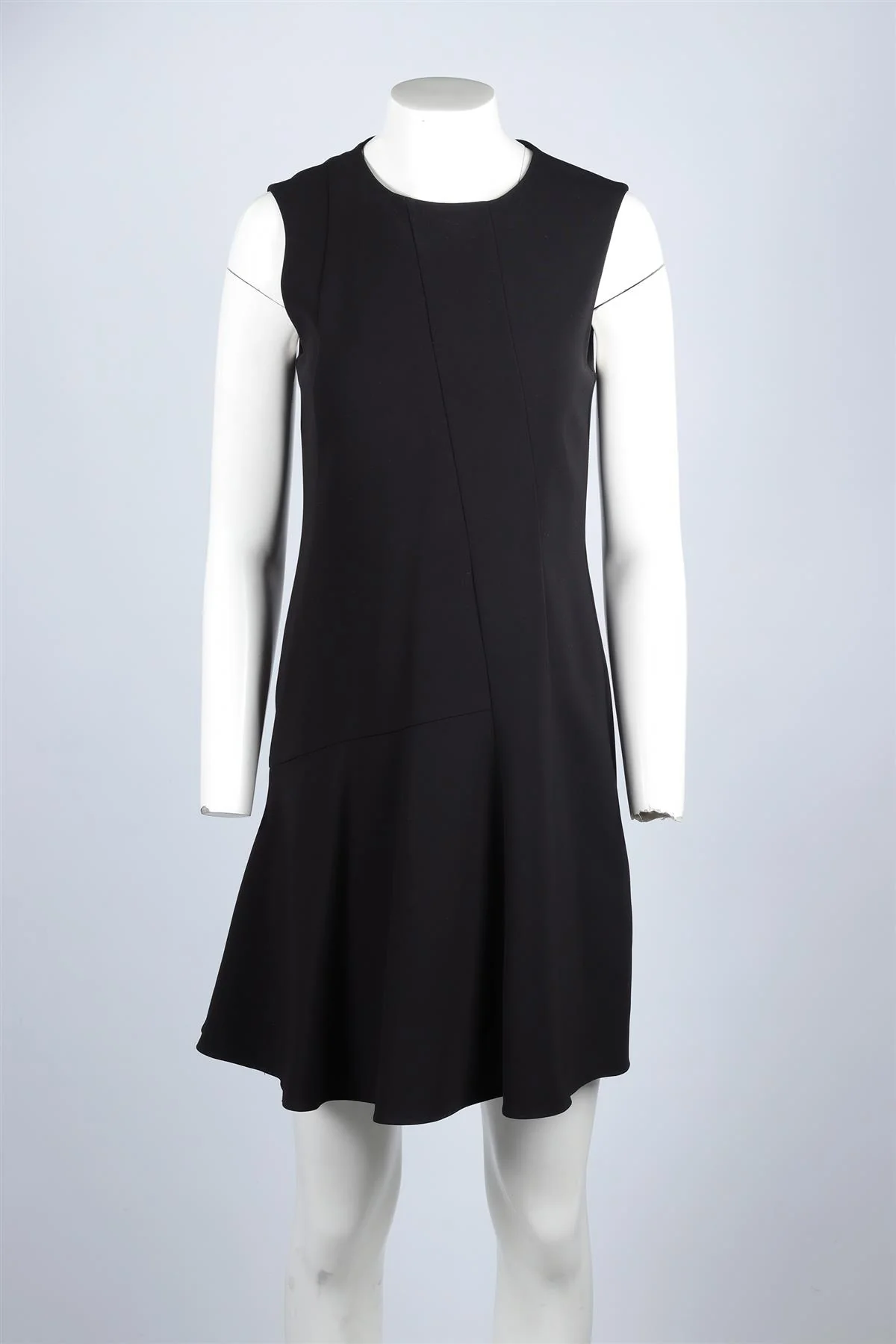 THEORY BLACK CREPE MIDI DRESS US 4 UK 8 - Image 2