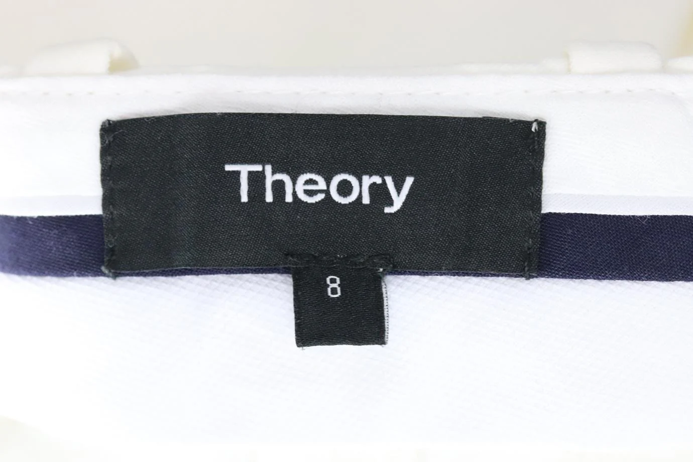 THEORY COTTON BLEND SHORTS US 8 UK 12 - Image 5