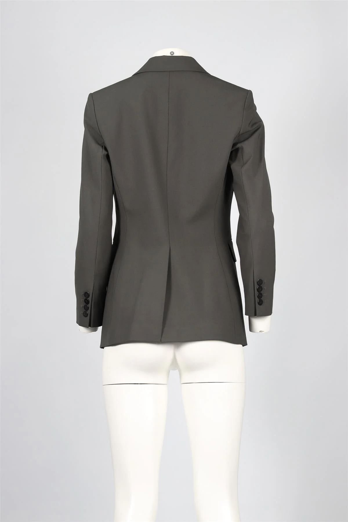 THEORY GREEN WOOL BLEND BLAZER US 6 UK 10 - Image 4