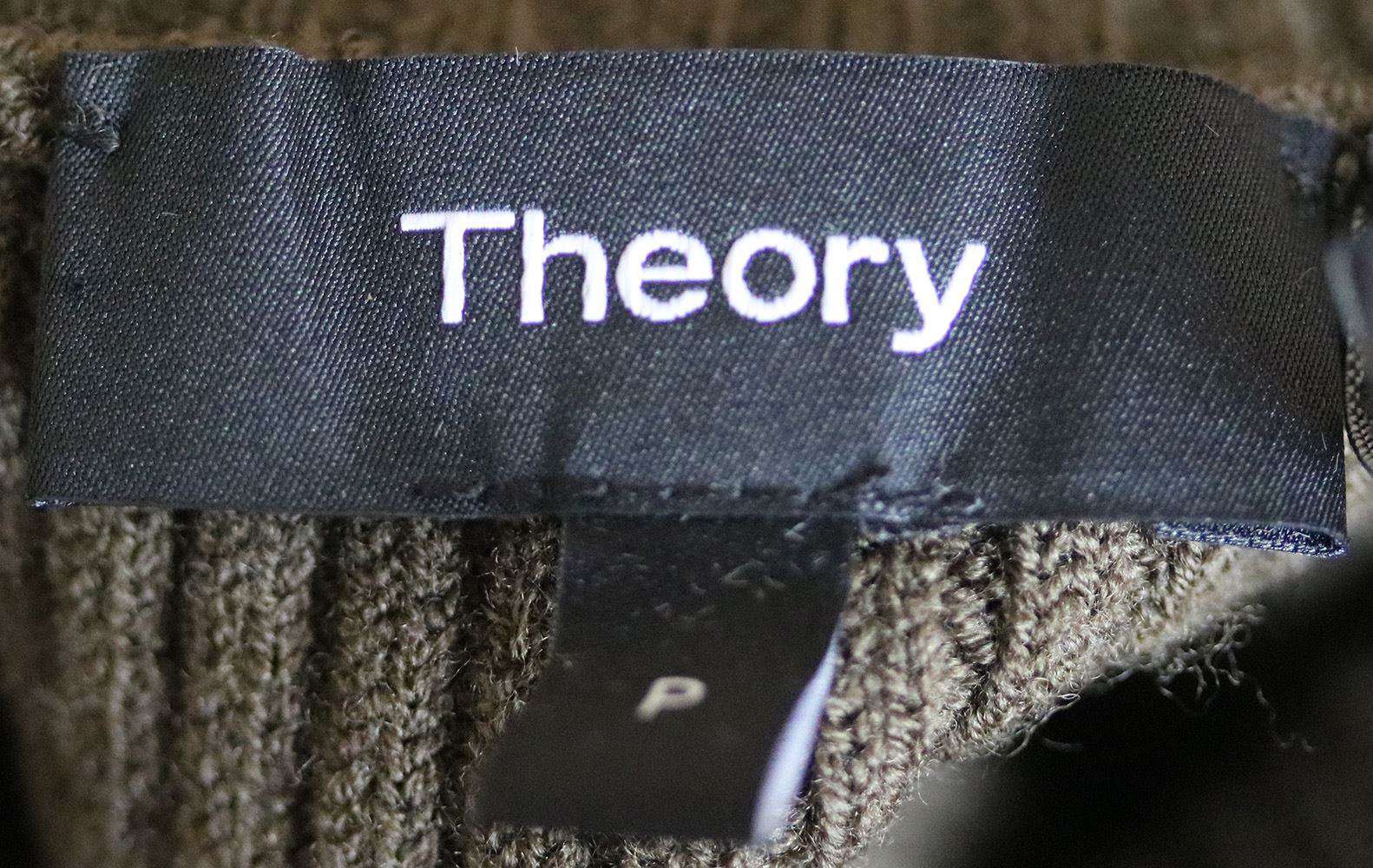 THEORY JEMLISS CUTOUT RIBBED WOOL BLEND SWEATER XSMALL - Image 4