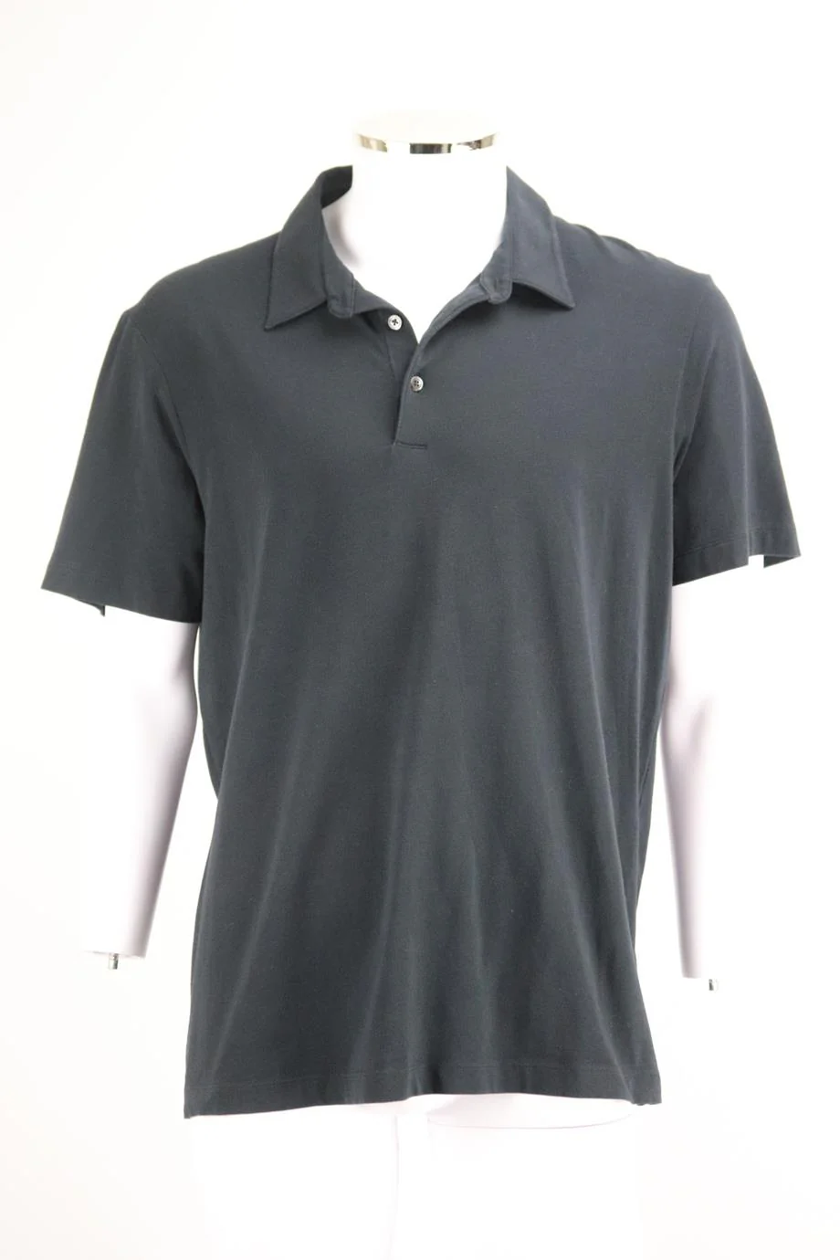 THEORY MEN'S COTTON BLEND POLO SHIRT XLARGE - Image 2
