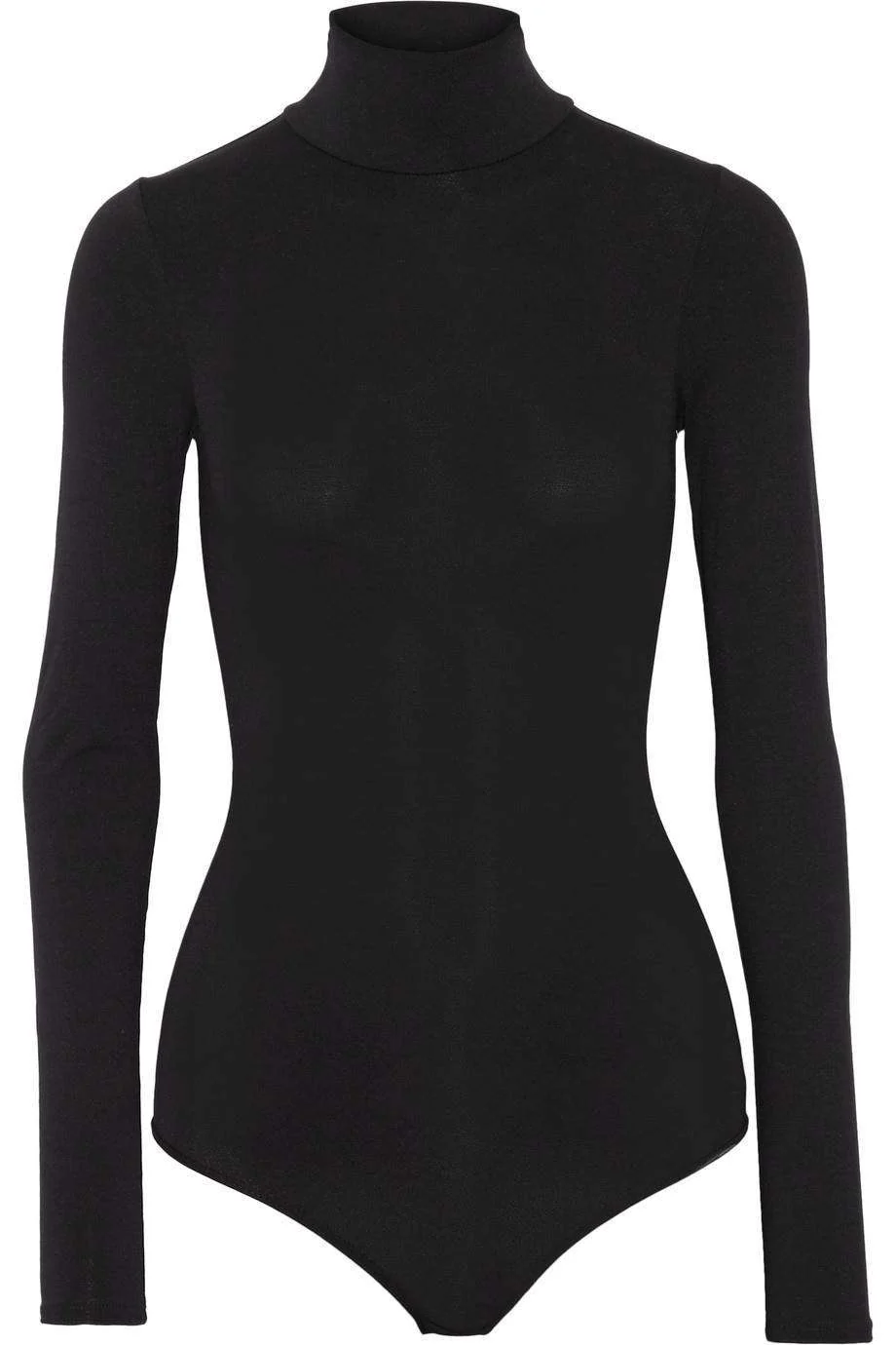 THEORY TACE STRETCH JERSEY TURTLENECK BODYSUIT ONE SIZE