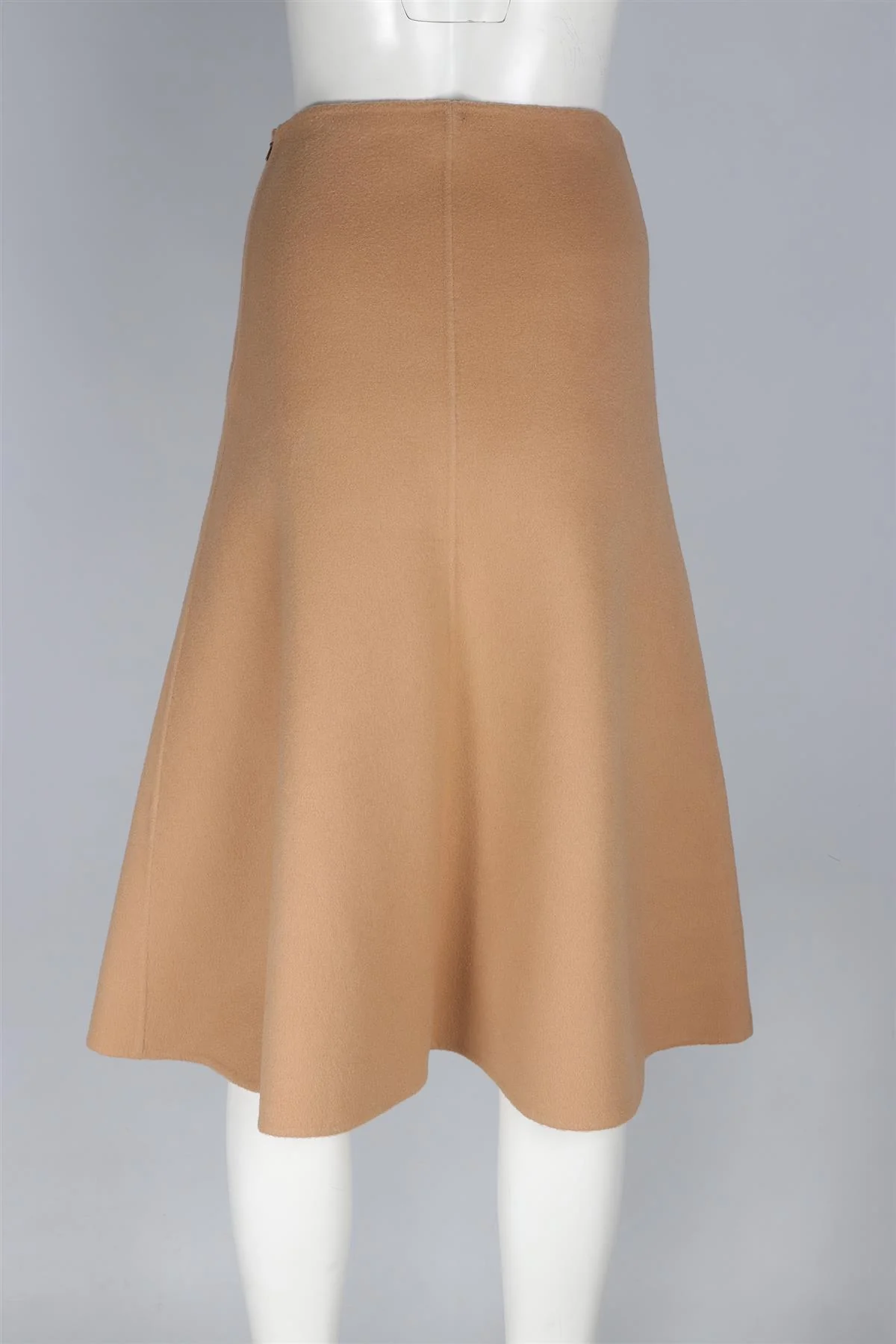 THEORY TAN WOOL MIDI SKIRT US 0 UK 4 - Image 4