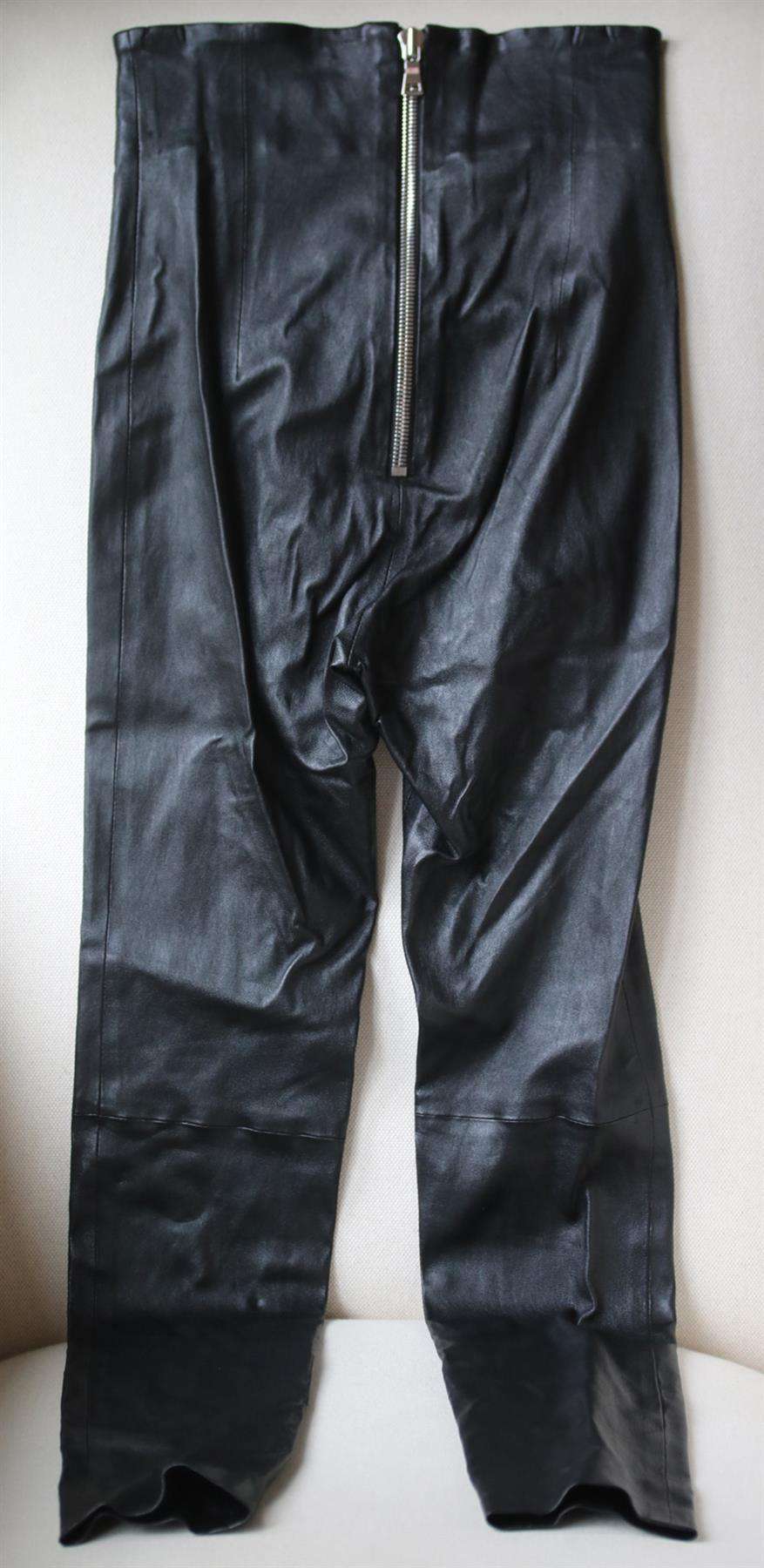 THEPERFEXT JESSICA HIGH WAISTED LEATHER LEGGINGS XSMALL - Image 4