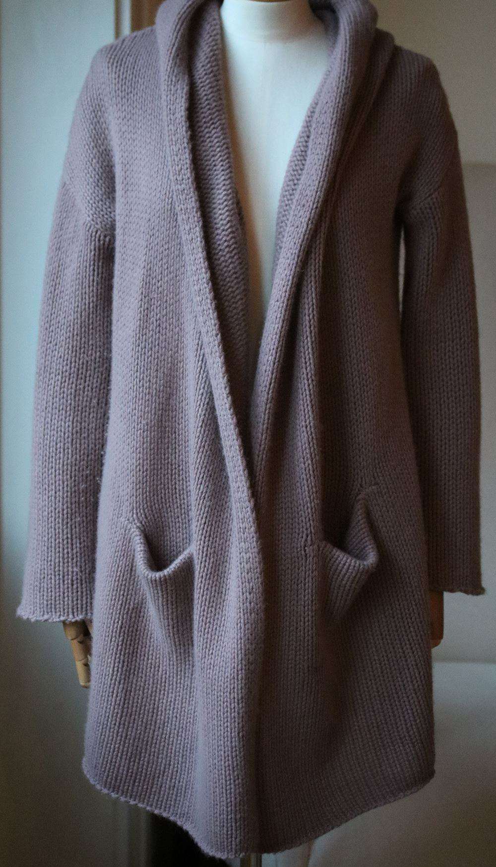 THEPERFEXT LONG SLEEVE CASHMERE CARDIGAN XSMALL - Image 3