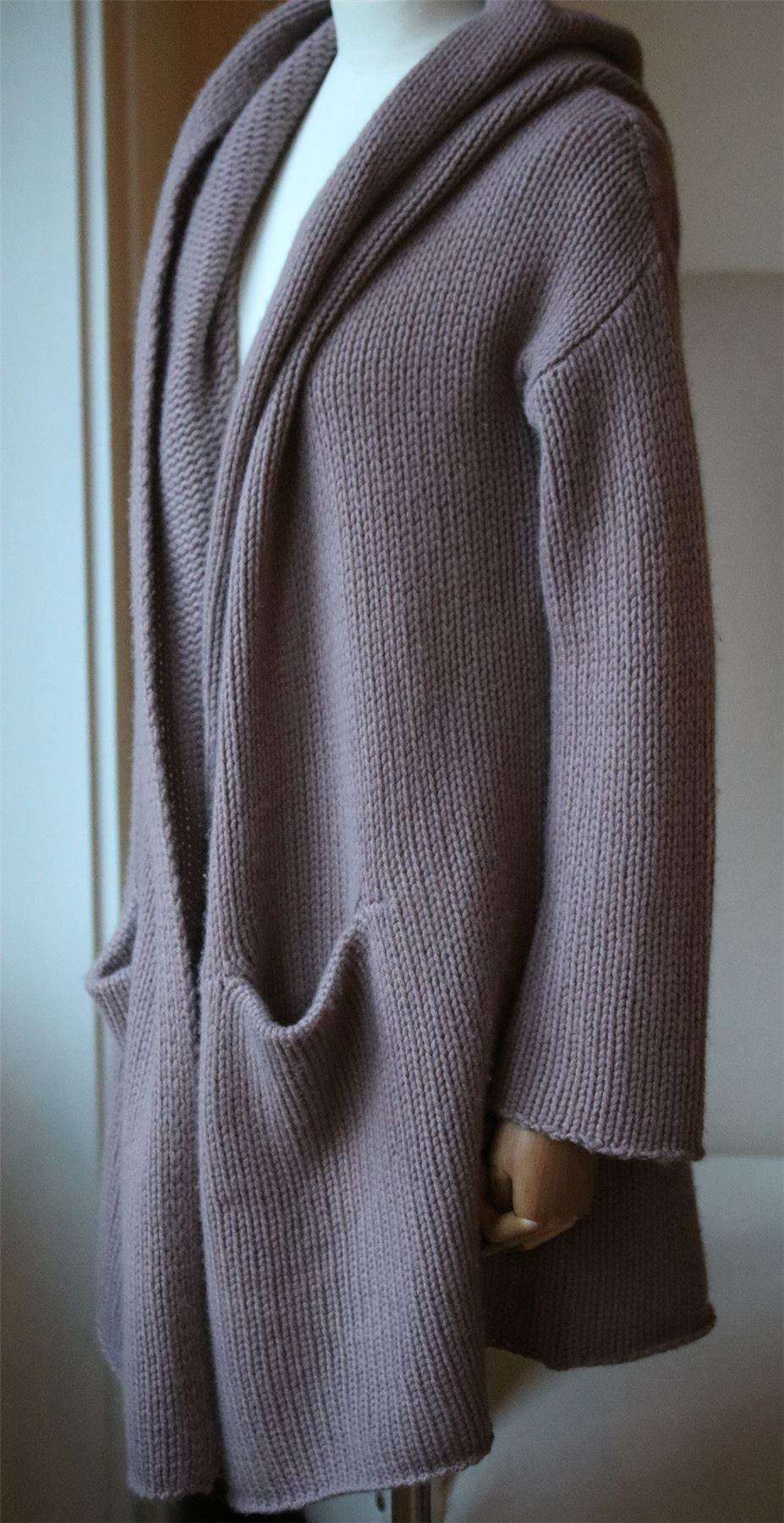 THEPERFEXT LONG SLEEVE CASHMERE CARDIGAN XSMALL - Image 4