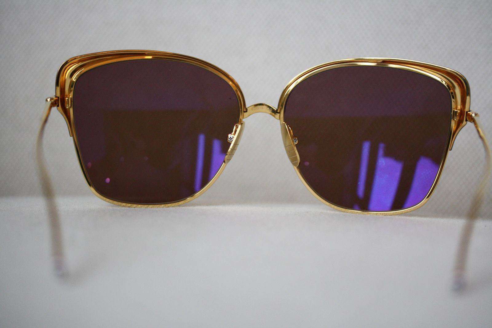 THOM BROWNE TB 201 B GOLD AND BLACK SUNGLASSES - Image 6