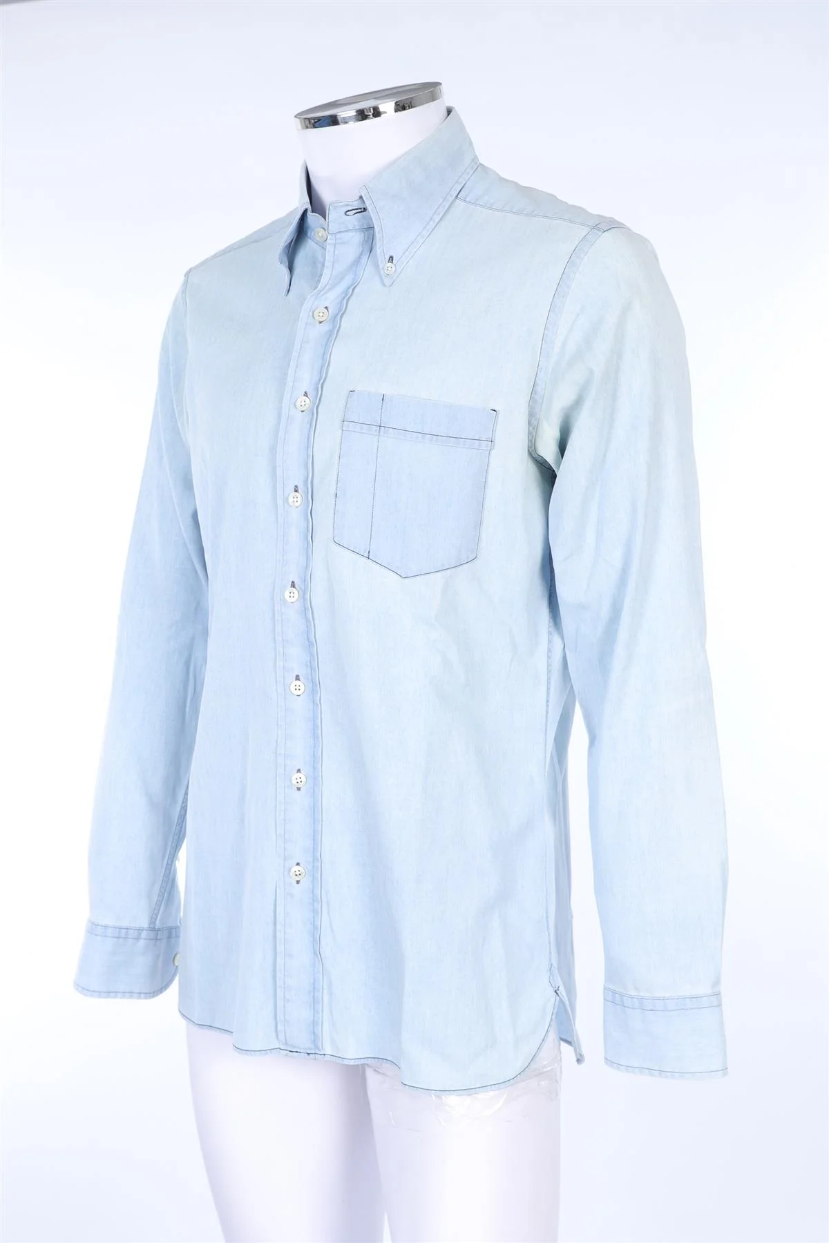 THOM SWEENEY DENIM MEN'S SHIRT UK/US 42 - Image 3