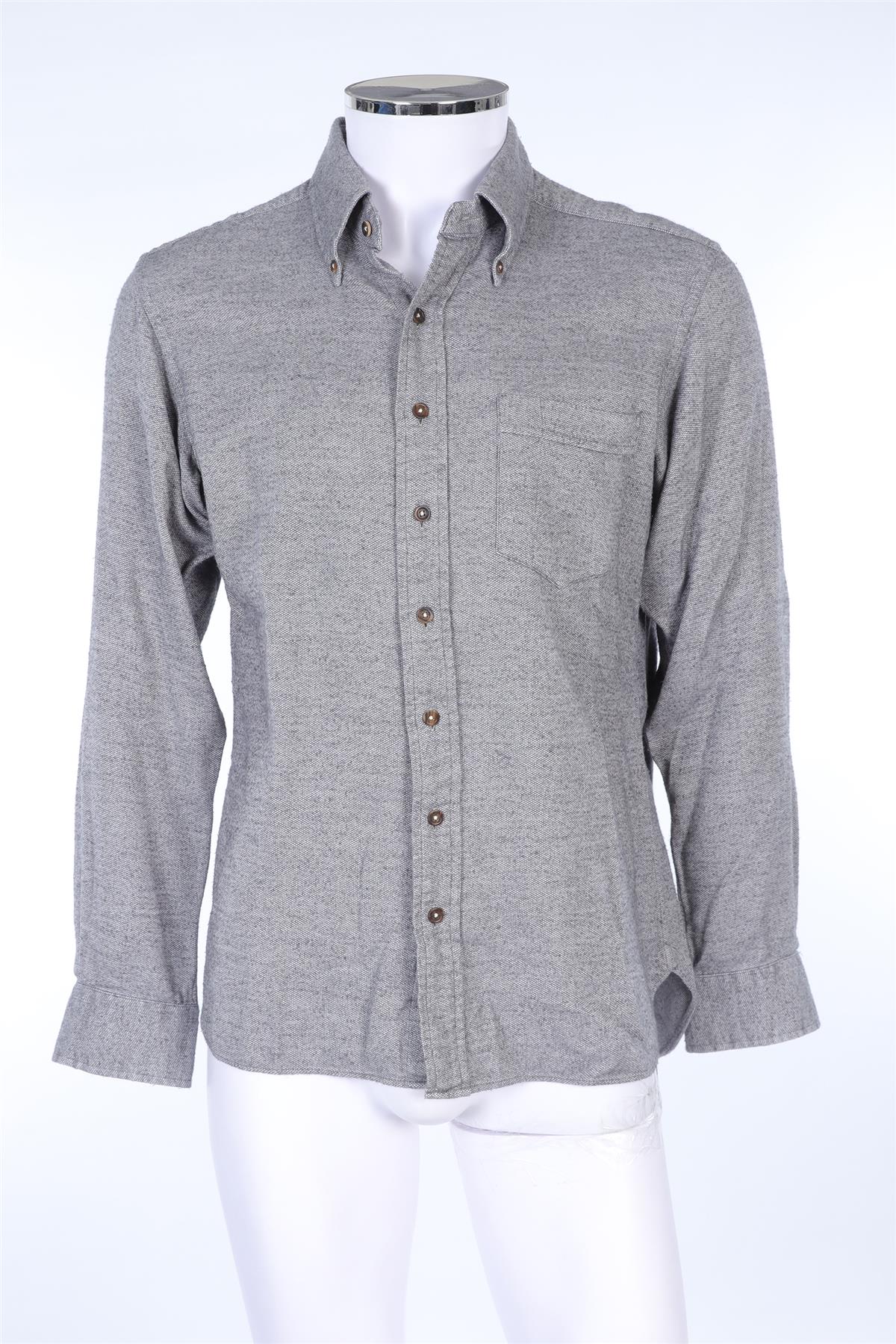 THOM SWEENEY GREY MEN'S SHIRT UK/US 42 - Image 2