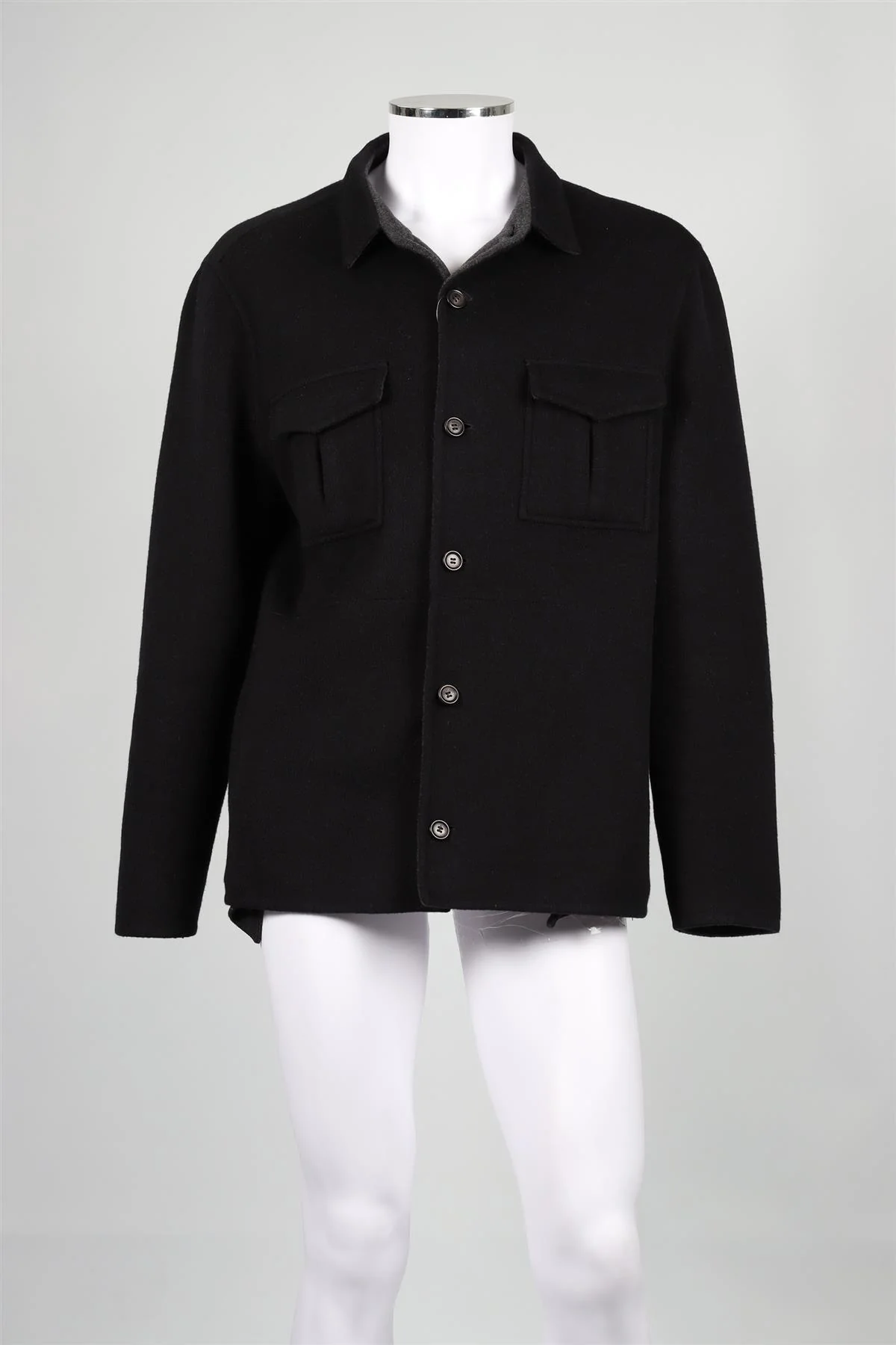 THOM SWEENEY NAVY MEN'S CASHMERE JACKET XLARGE - Image 2