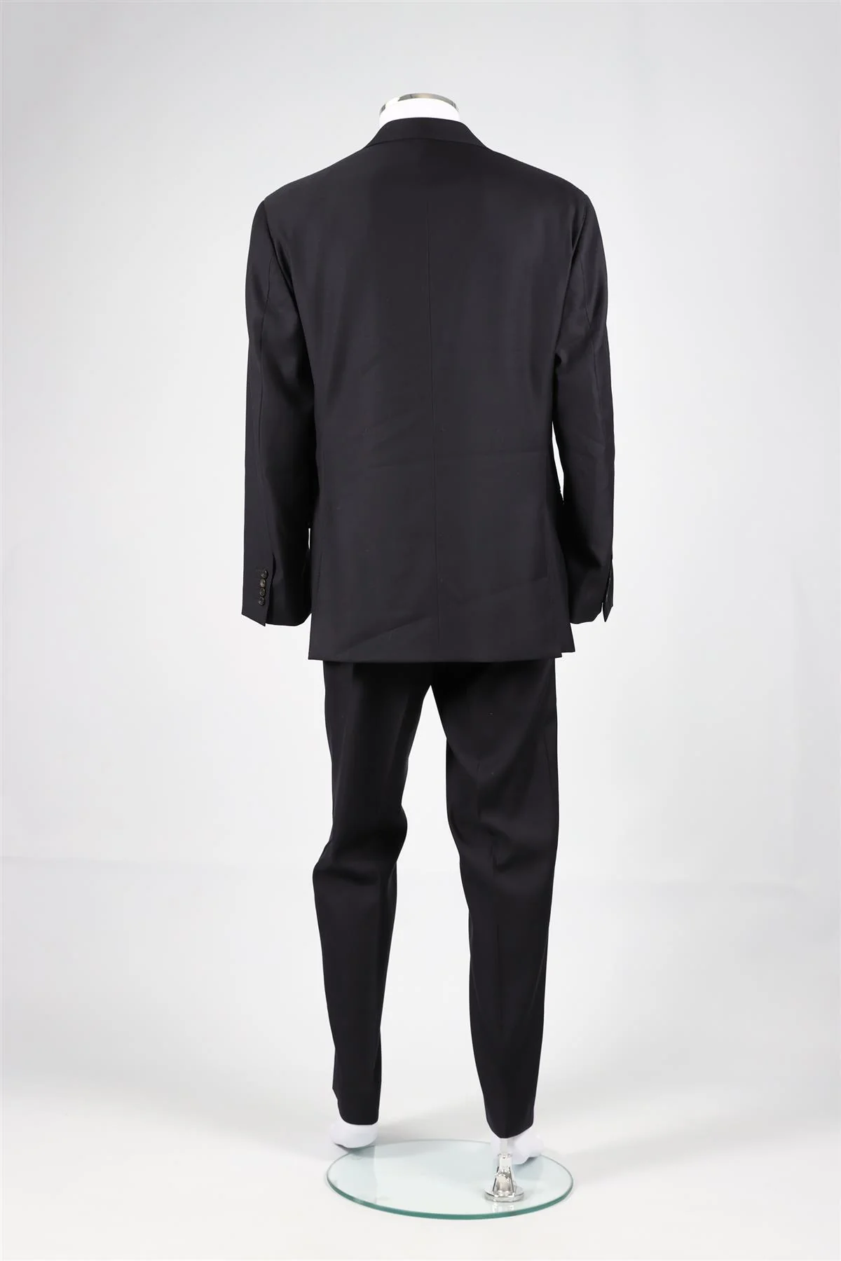 THOM SWEENEY NAVY MEN'S WOOL TWO PIECE SUIT EU 54 - Image 4