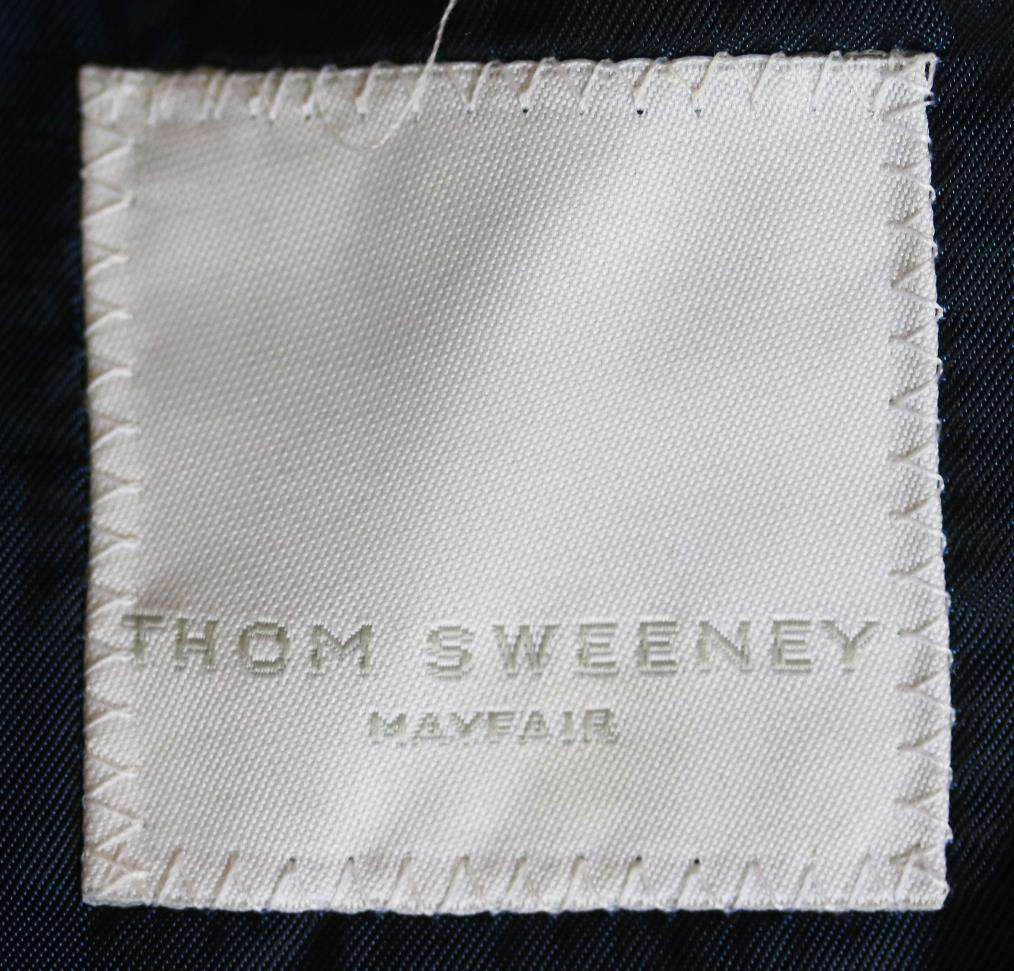 THOM SWEENEY SLIM FIT WOOL SUIT JACKET IT 50 UK 40 - Image 5