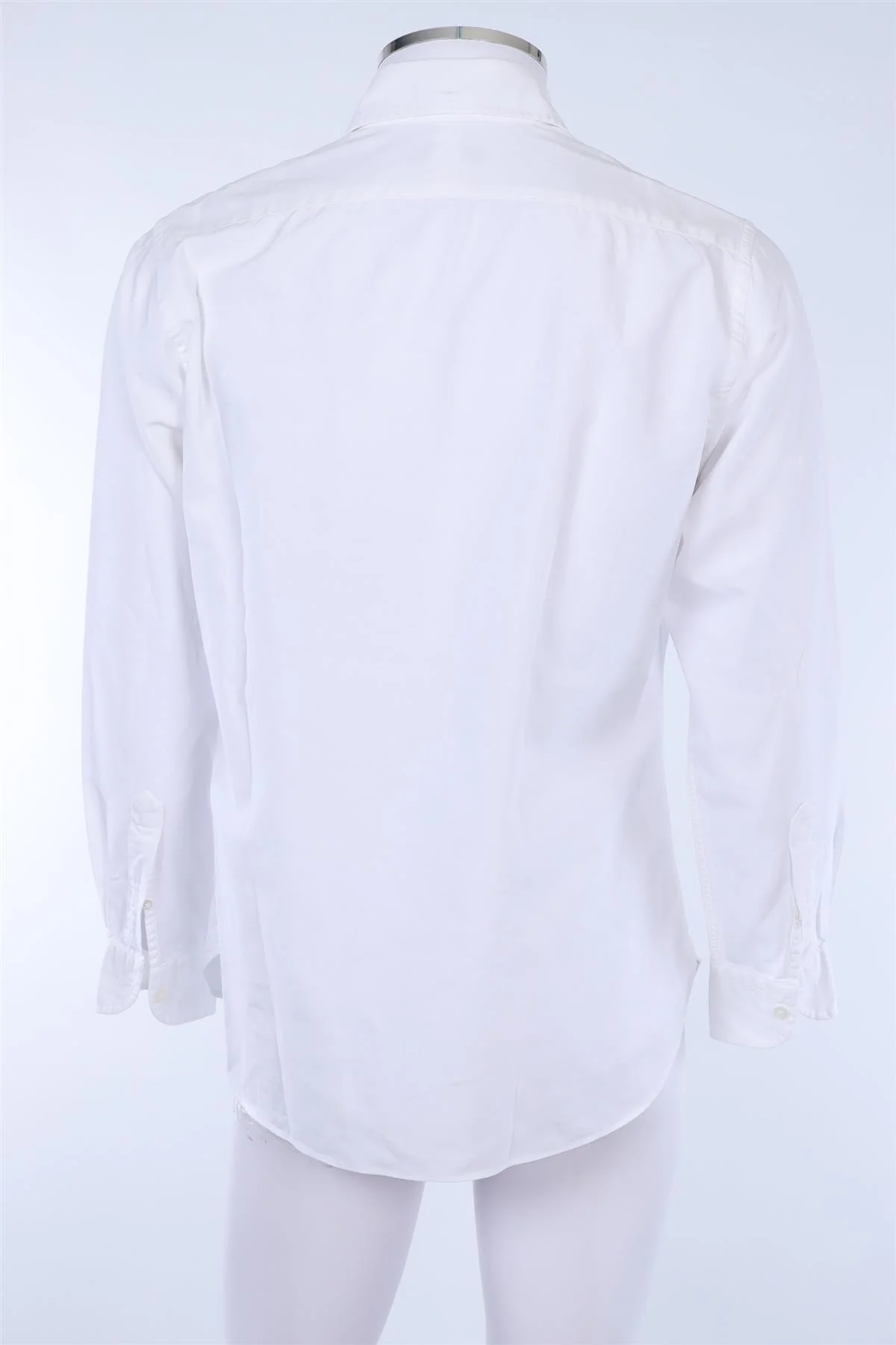 THOM SWEEY WHITE MEN'S SHIRT LARGE - Image 4