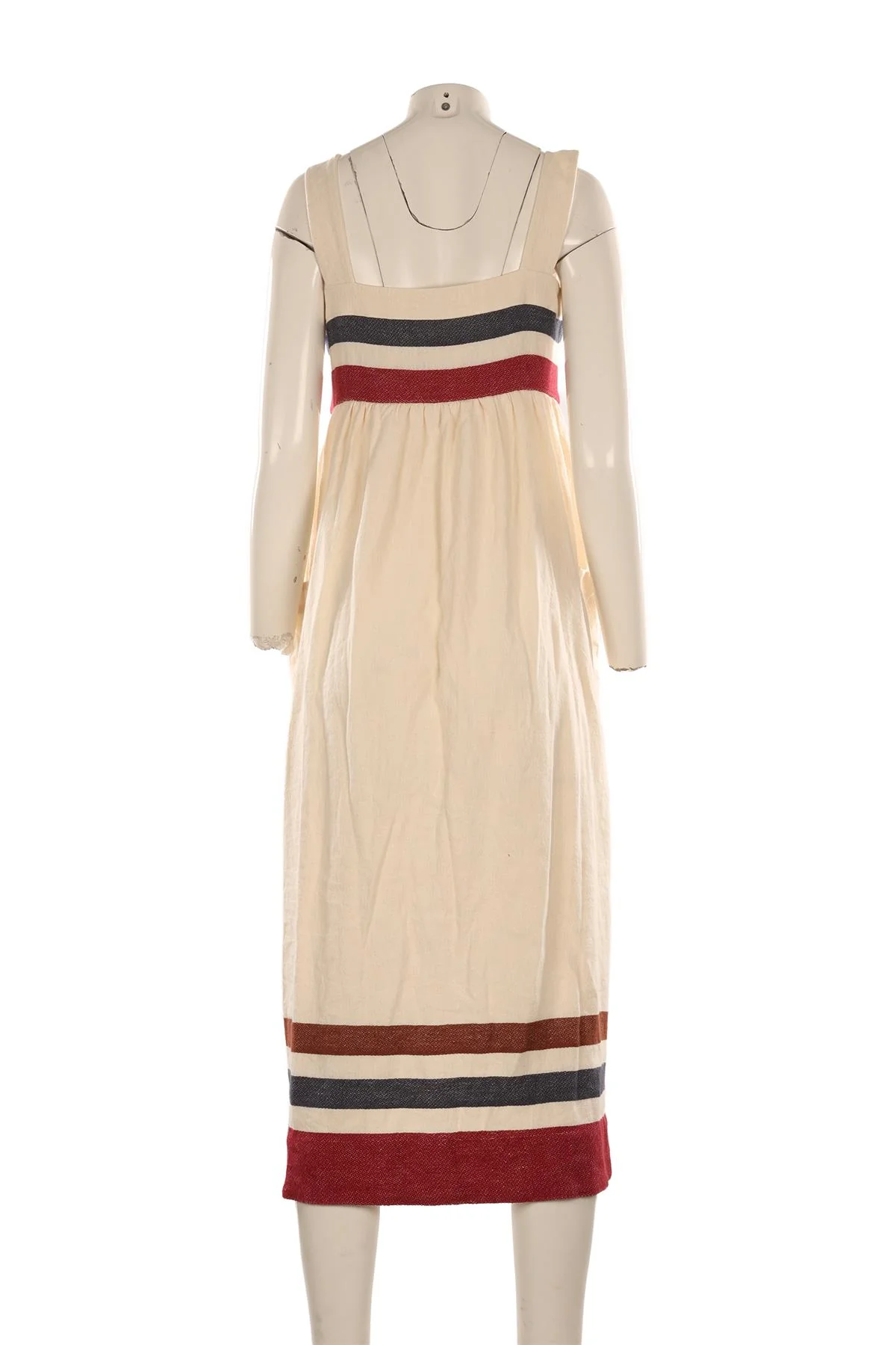 THREE GRACES LONDON CREAM LINEN MAXI DRESS UK 10 - Image 4