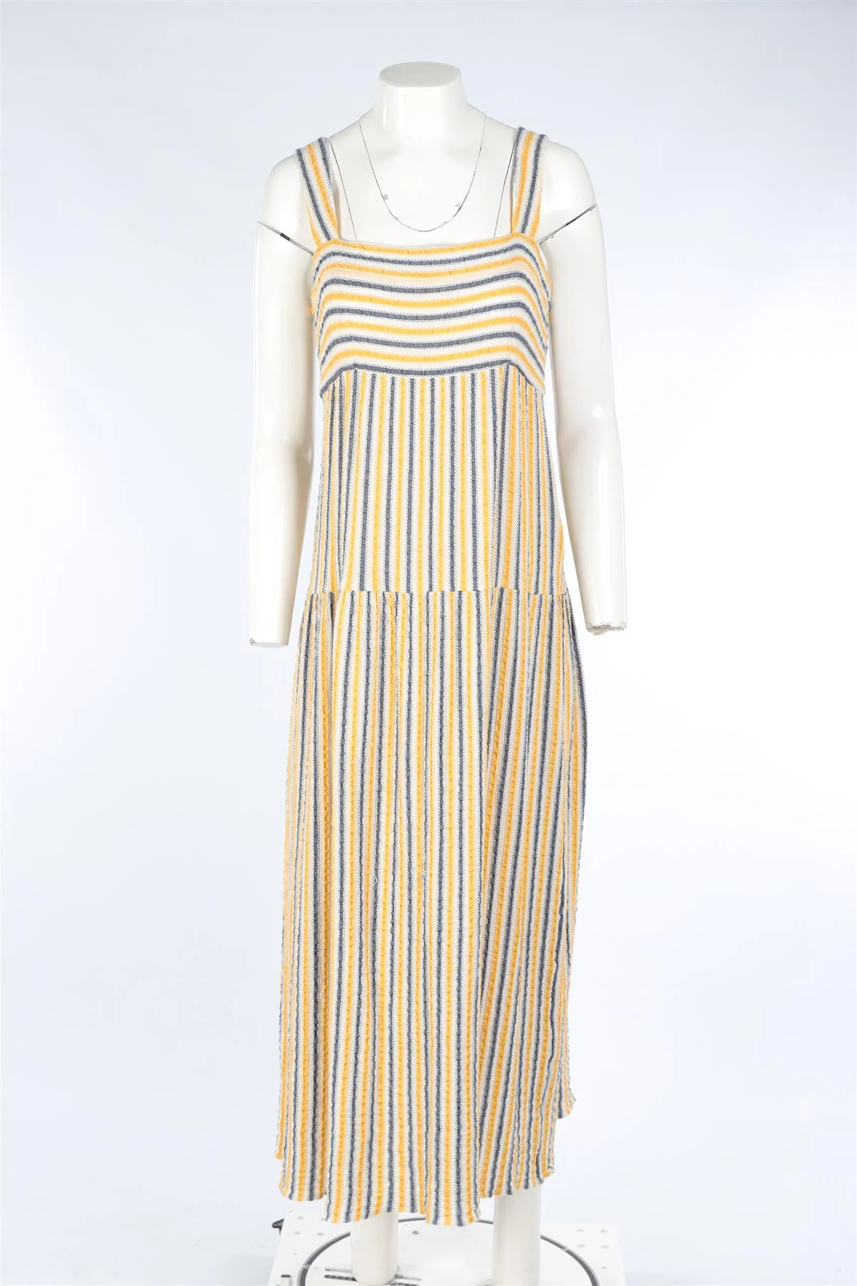 THREE GRACES LONDON MULTI COTTON MAXI DRESS UK 10 - Image 2