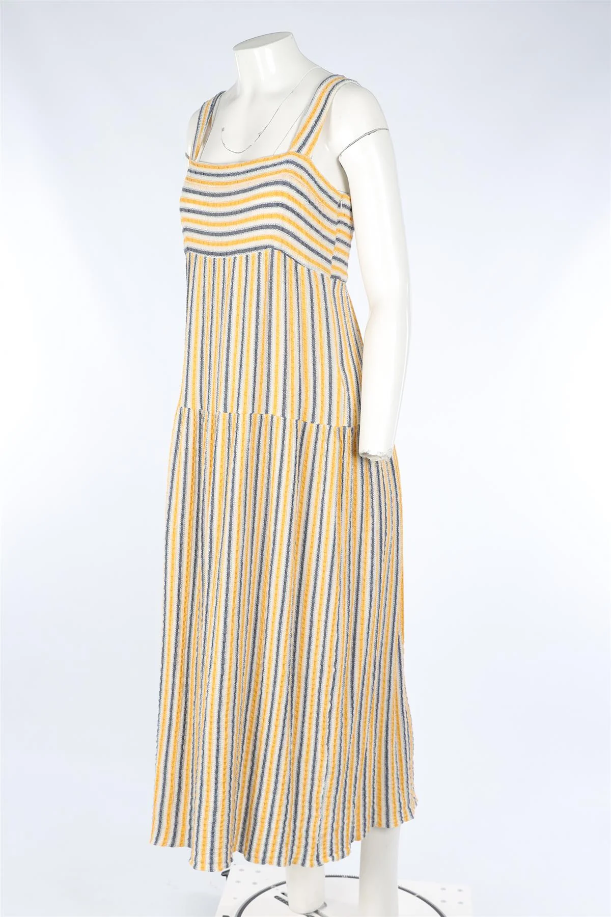 THREE GRACES LONDON MULTI COTTON MAXI DRESS UK 10 - Image 3