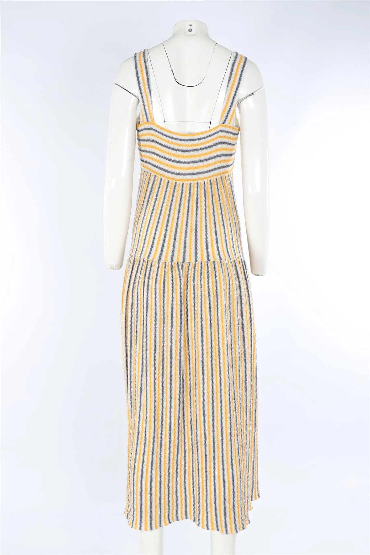 THREE GRACES LONDON MULTI COTTON MAXI DRESS UK 10 - Image 4