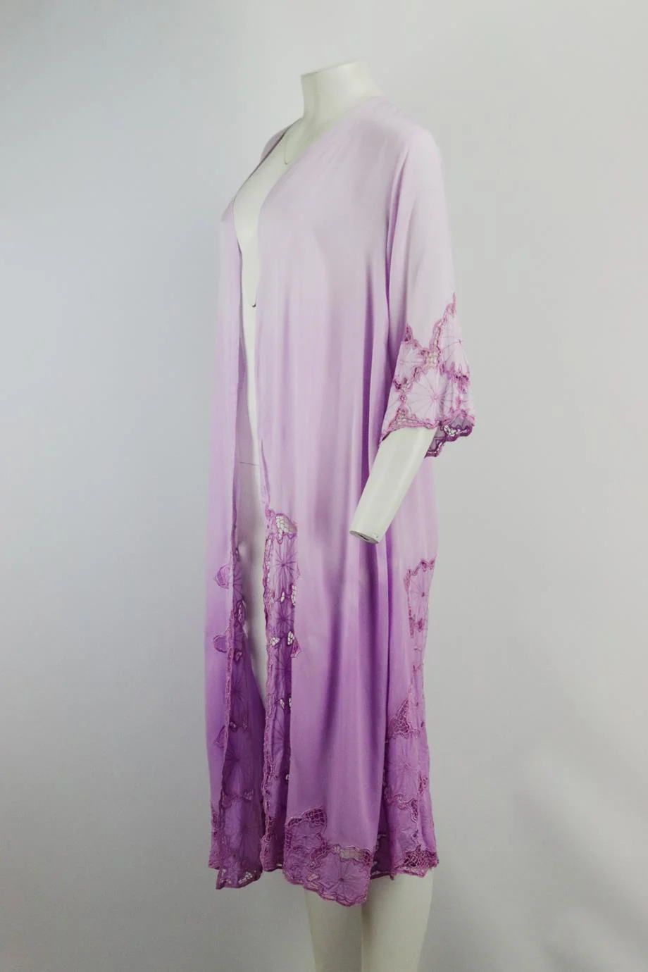 TIARE HAWAII EMBROIDERED VOILE ROBE ONE SIZE - Image 3