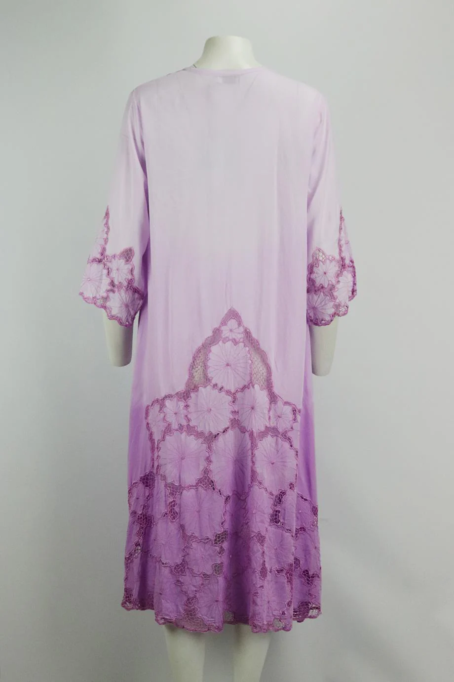 TIARE HAWAII EMBROIDERED VOILE ROBE ONE SIZE - Image 4