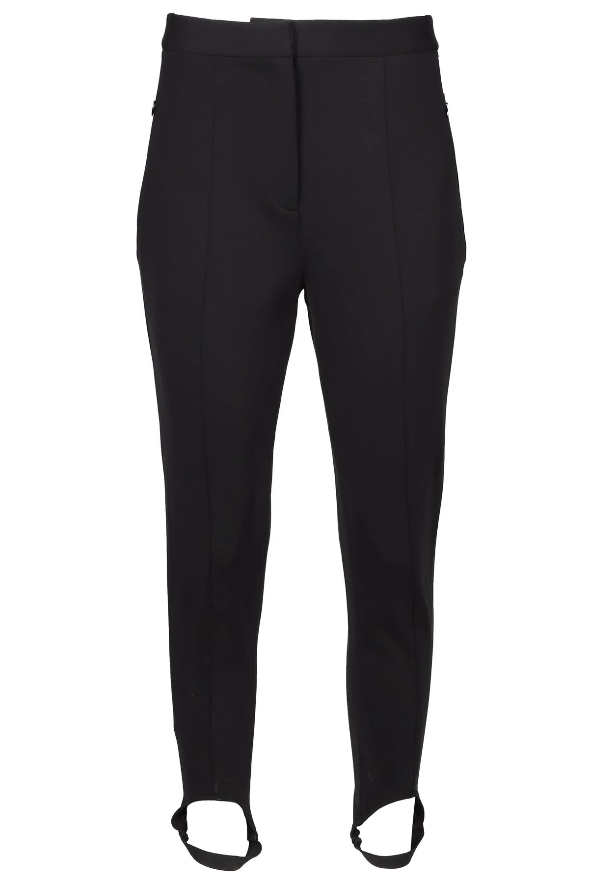 TIBI BLACK JERSEY STIRRUP PANTS US 8 UK 12