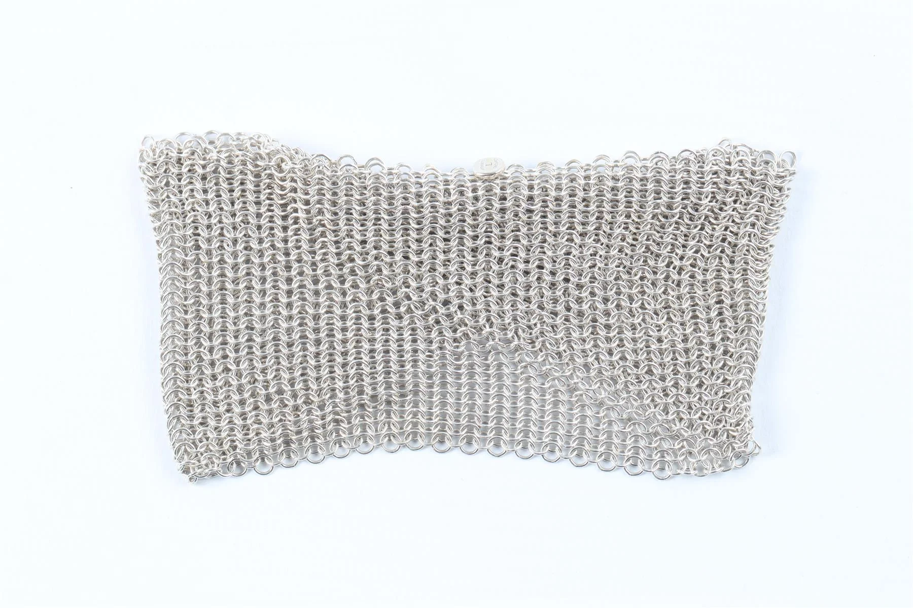 TIFFANY & CO. + ELSA PERETTI STERLING SILVER CHAINMAIL BRACELET - Image 4