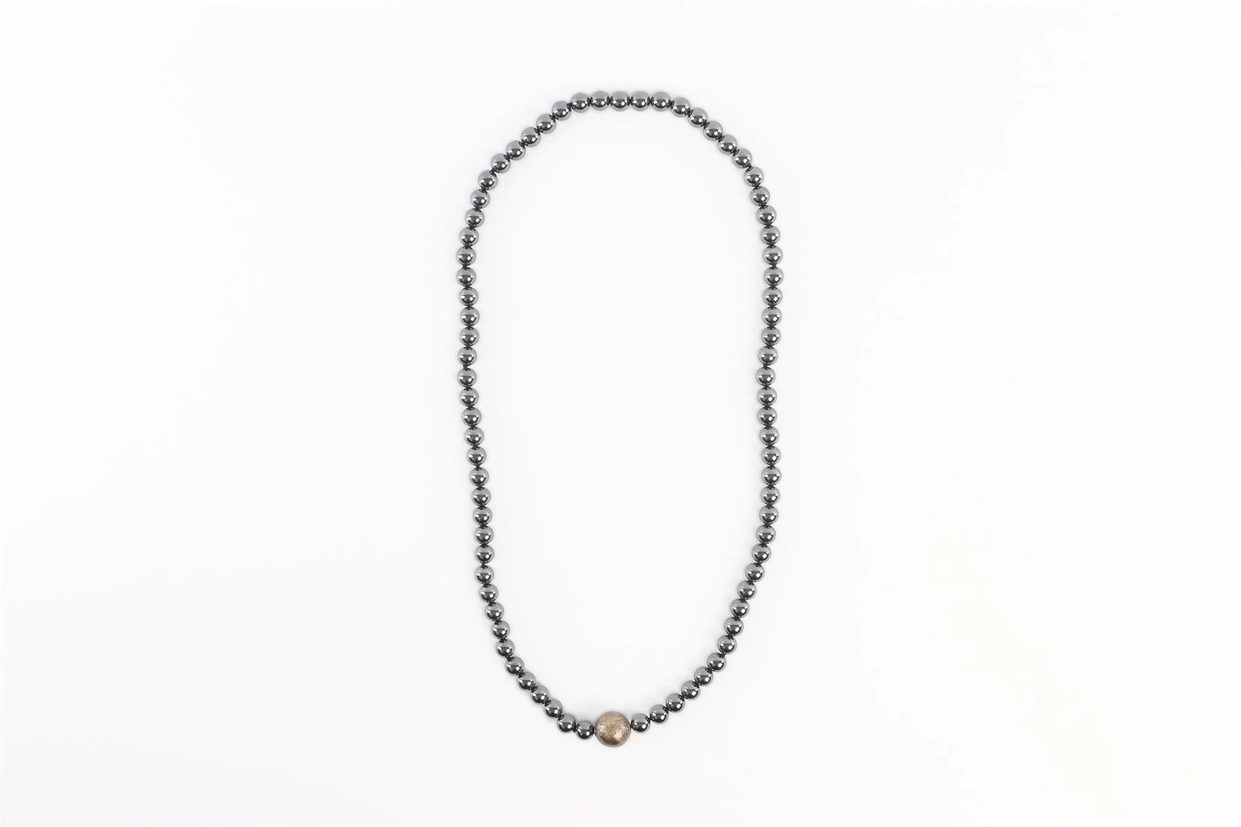 TIFFANY & CO. + PALOMA PICASSO GREY HEMATITE NECKLACE - Image 2