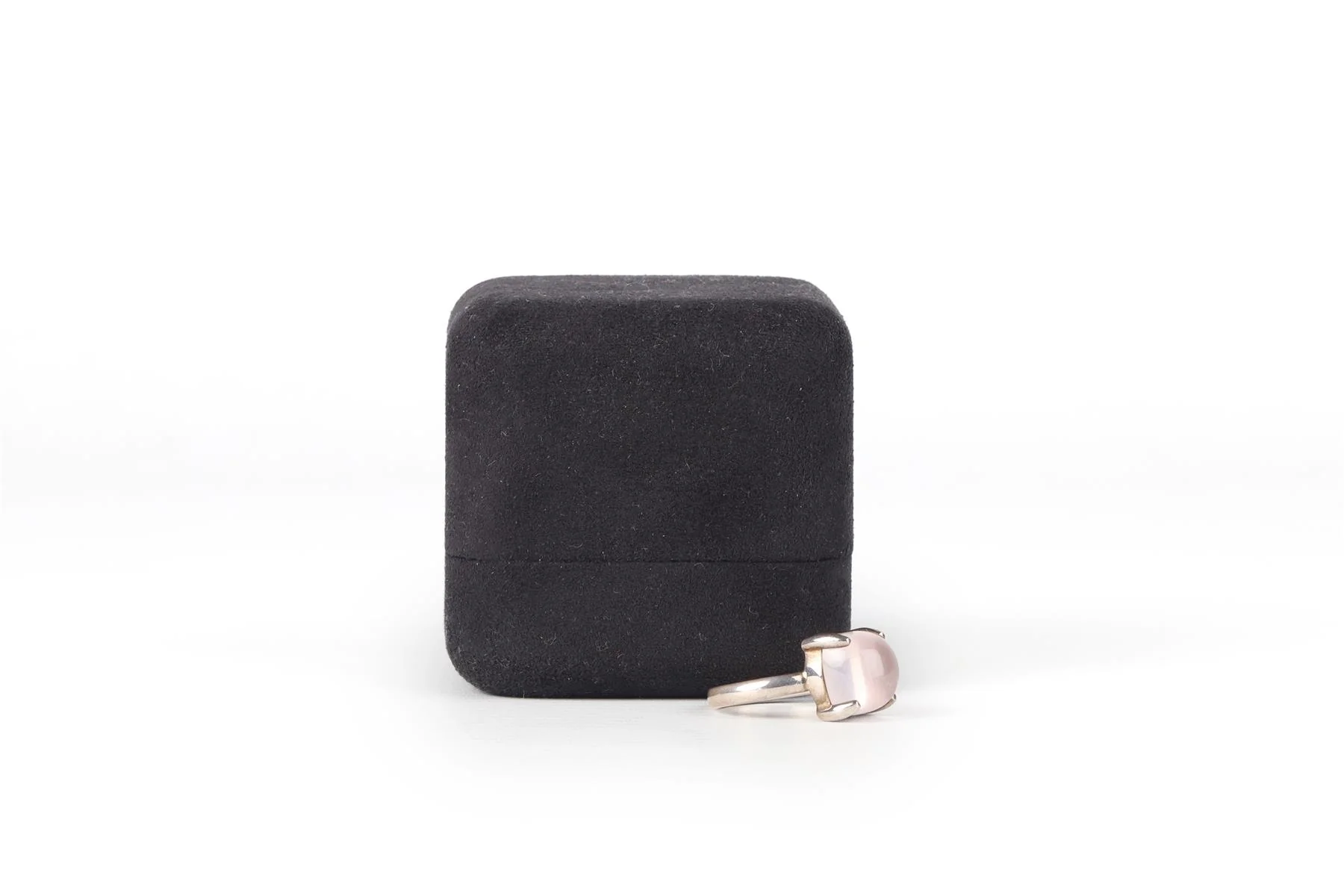 TIFFANY & CO + PALOMA PICASSO PINK SUGAR STACKS STERLING SILVER RING UK P - Image 7