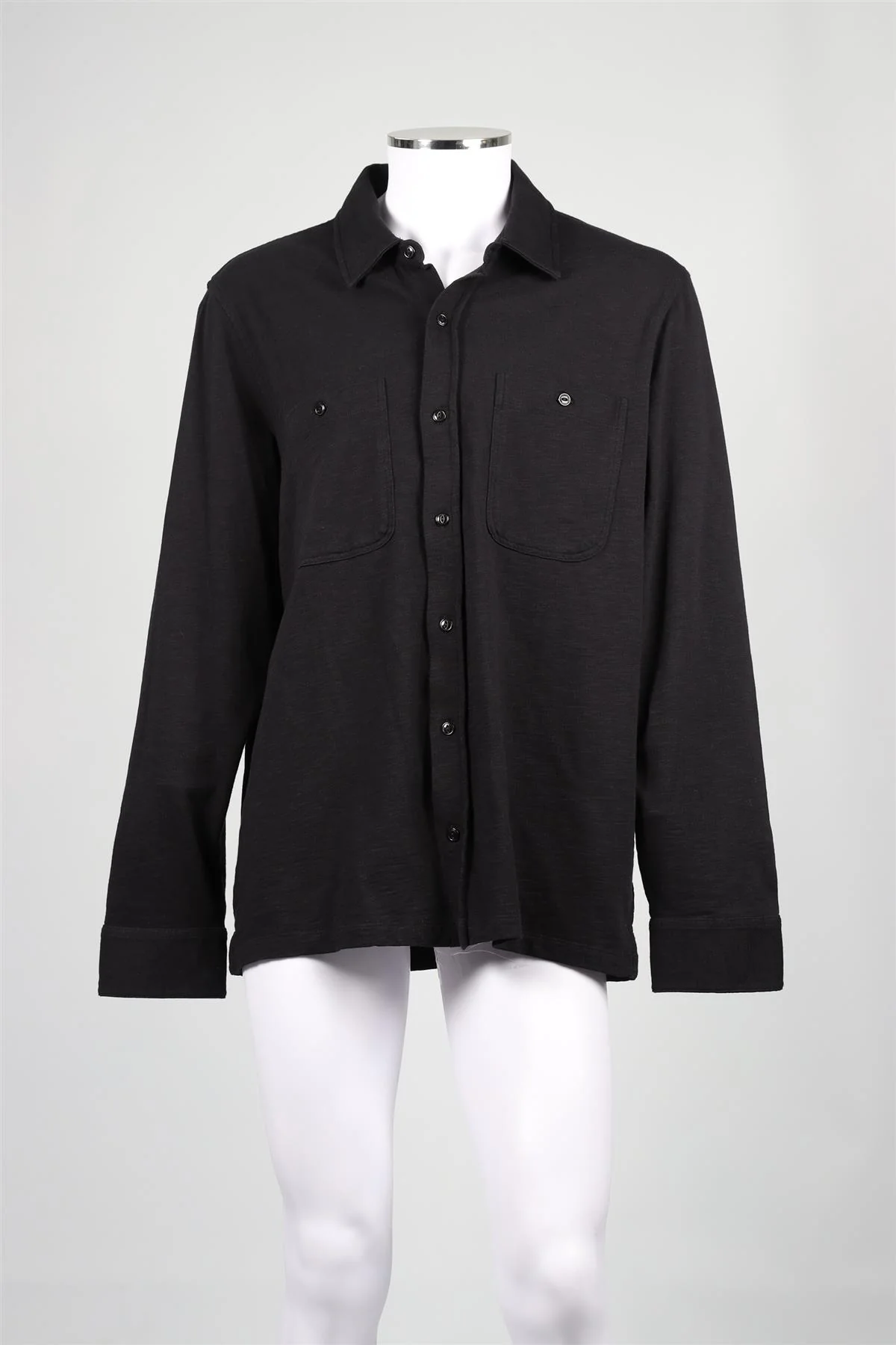 TODD SNYDER BLACK MEN'S COTTON SHIRT XLARGE - Image 2