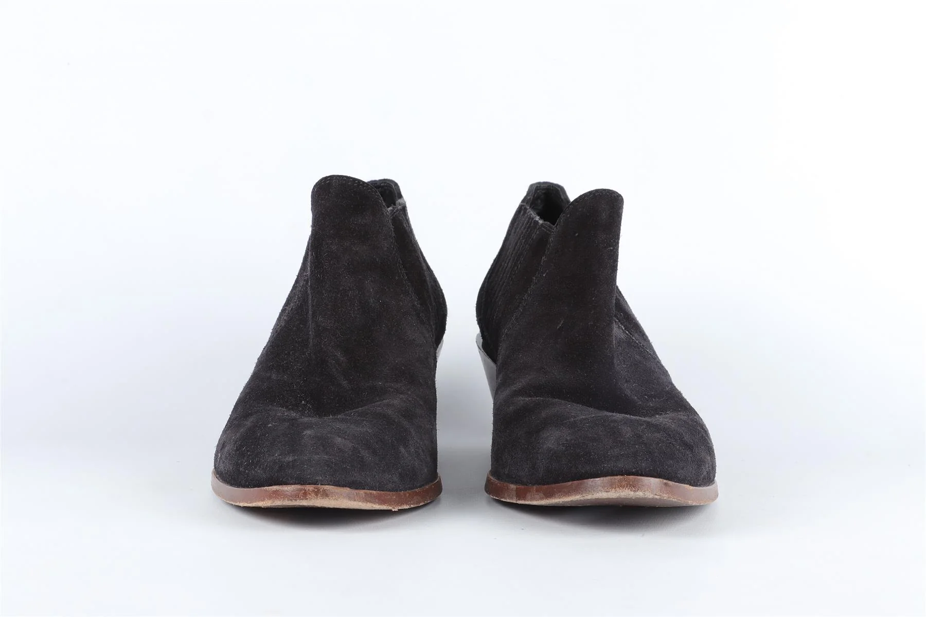 TOD'S BLACK SUEDE ANKLE BOOTS EU 38 UK 5 US 8 - Image 3