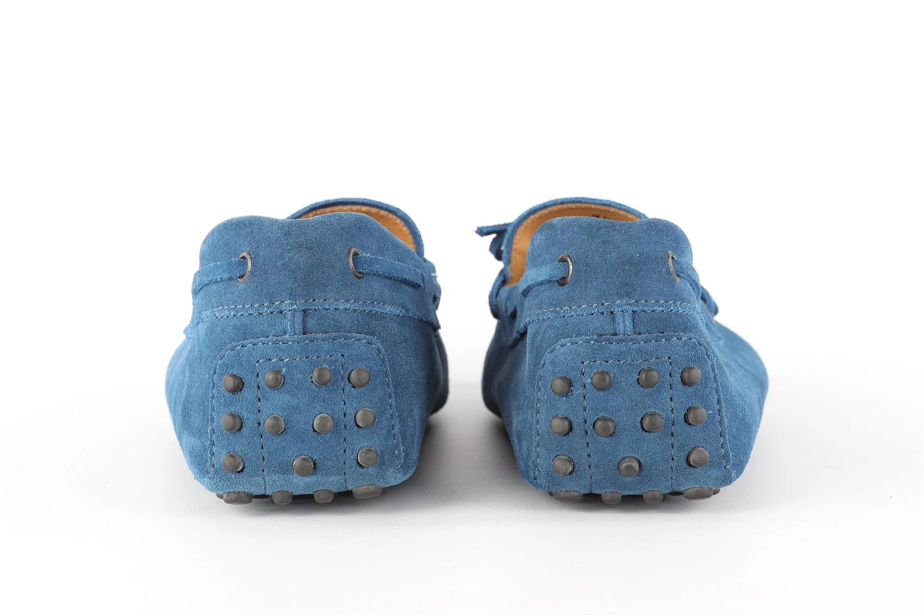 TOD'S BLUE MEN'S SUEDE LOAFERS EU 41.5 UK 7.5 US 8.5 - Image 5