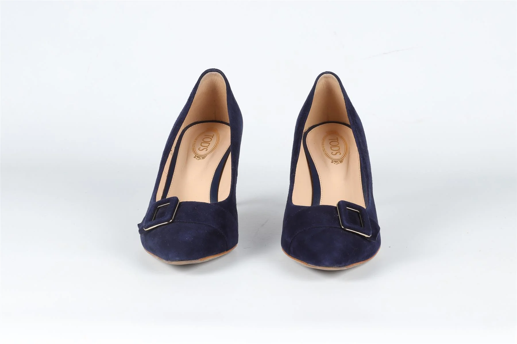 TOD'S BLUE SUEDE PUMPS EU 38 UK 5 US 8 - Image 3