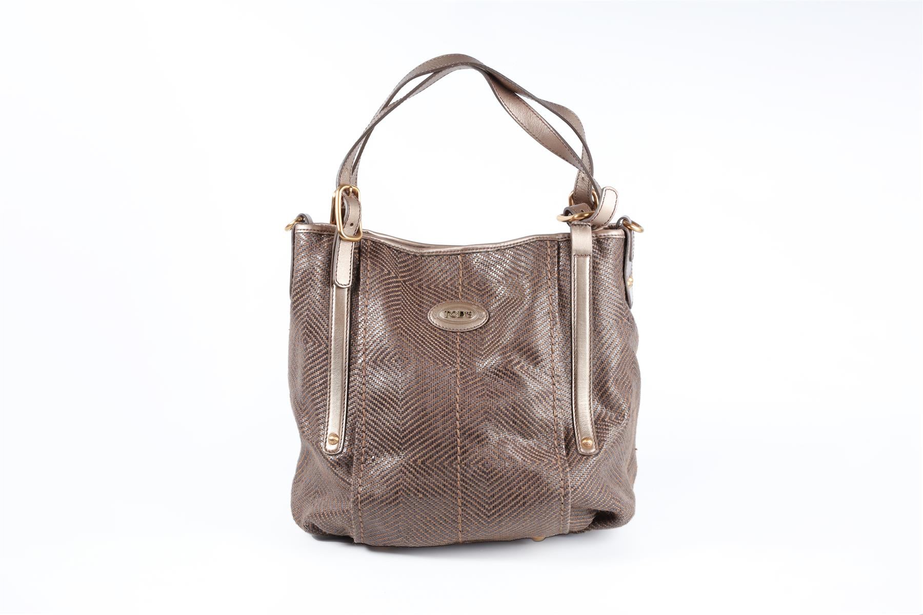 TOD'S BROWN LEATHER SHOULDER BAG - Image 2
