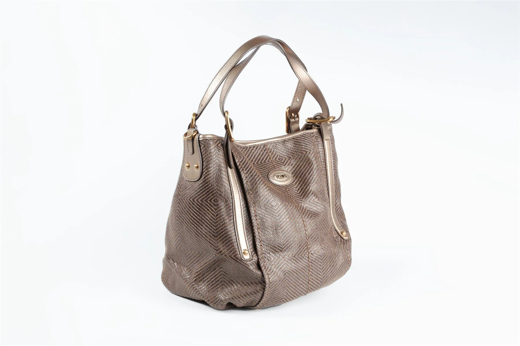 TOD'S BROWN LEATHER SHOULDER BAG - Image 3