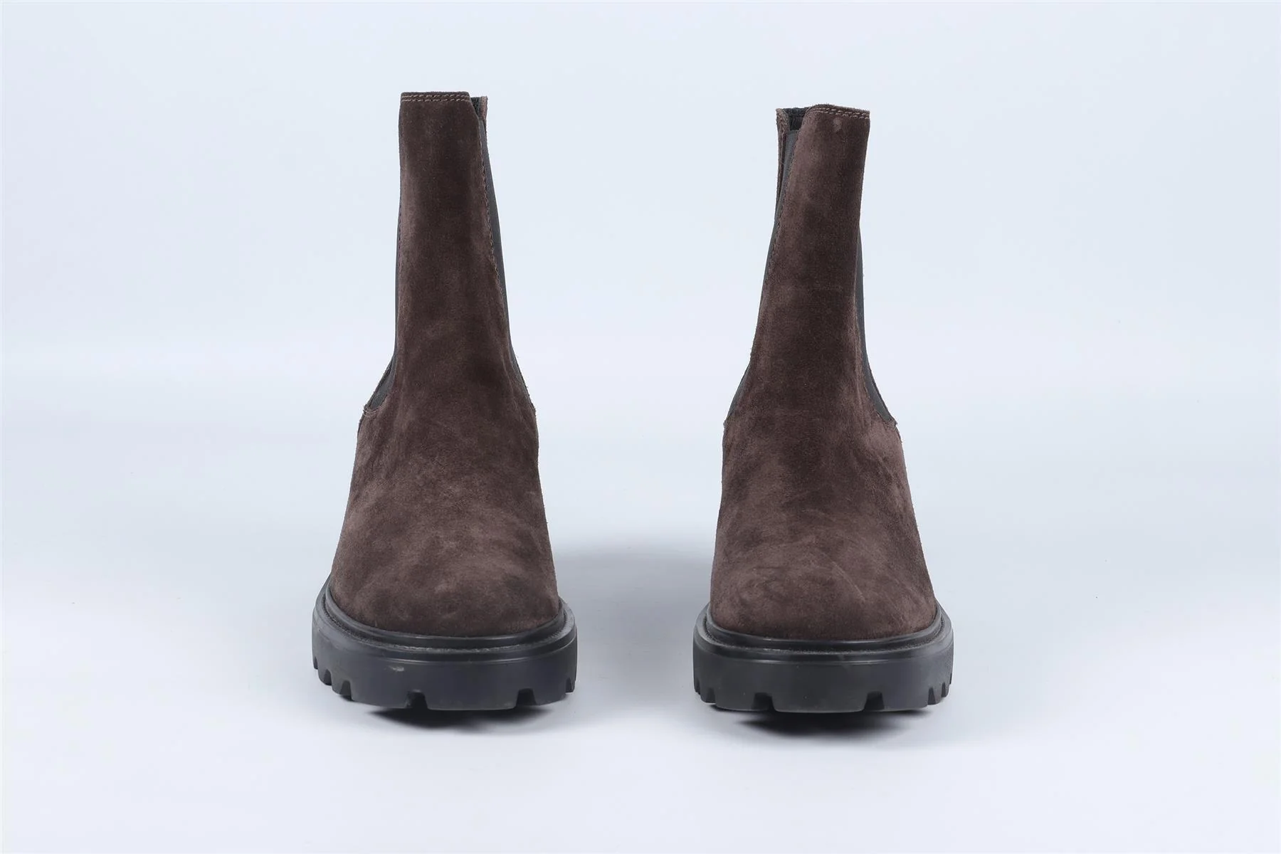 TOD'S BROWN SUEDE ANKLE BOOTS EU 37.5 UK 4.5 US 7.5 - Image 3