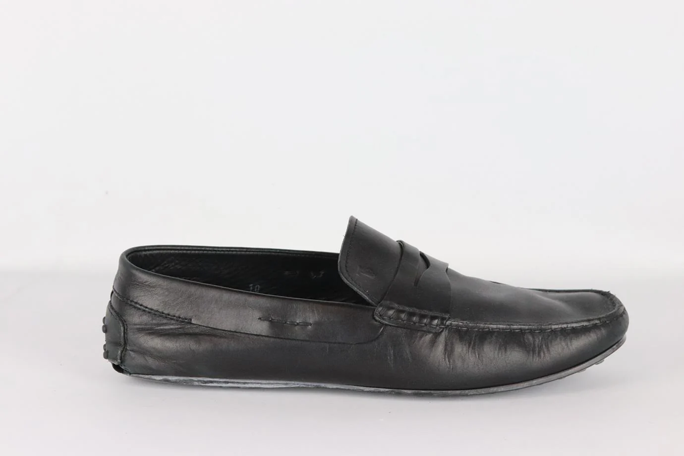 TOD'S MEN'S LEATHER DRIVING SHOES EU 44 UK 10 US 11 - Image 2