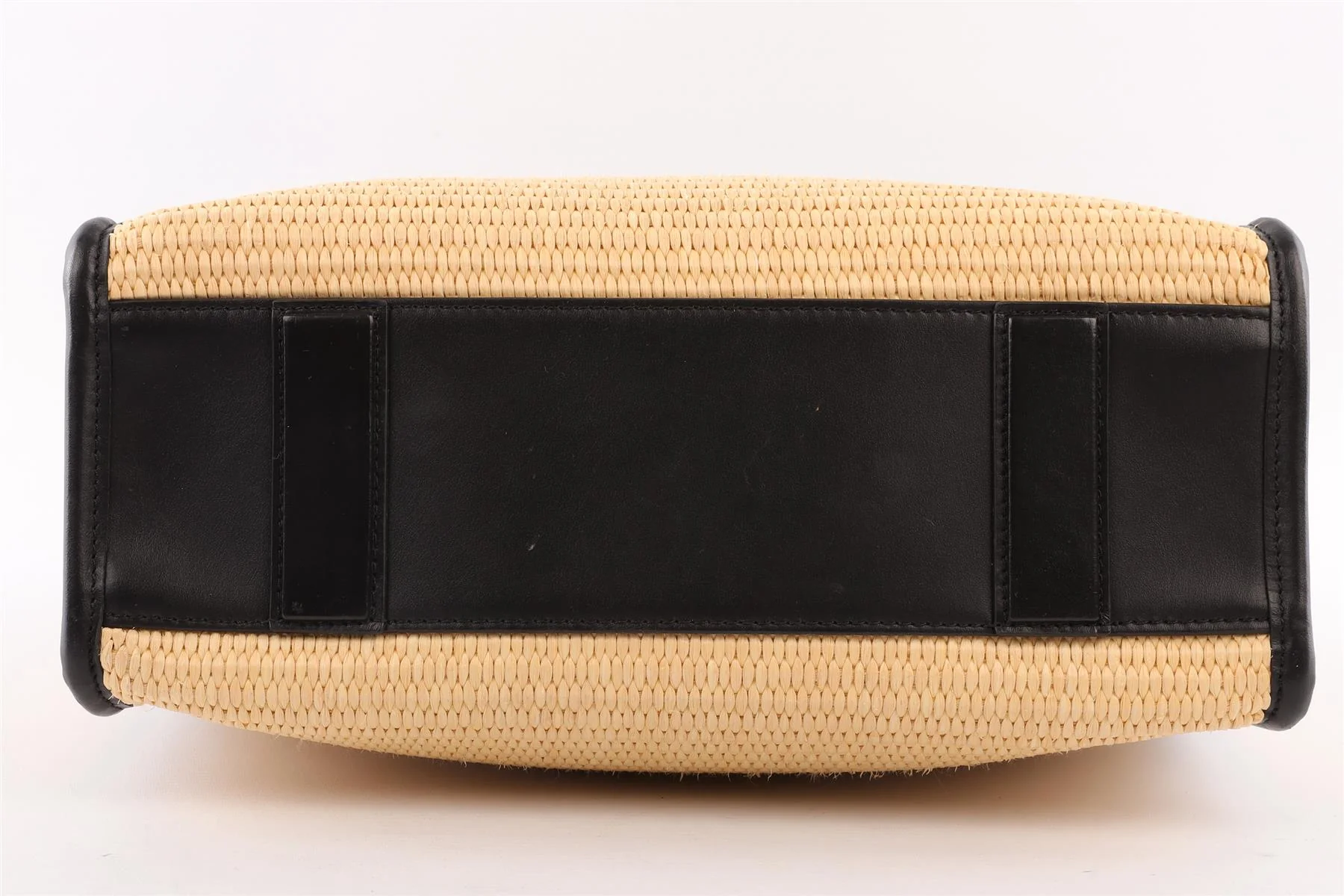 TOM FORD BEIGE TARA MEDIUM RAFFIA TOTE BAG - Image 6