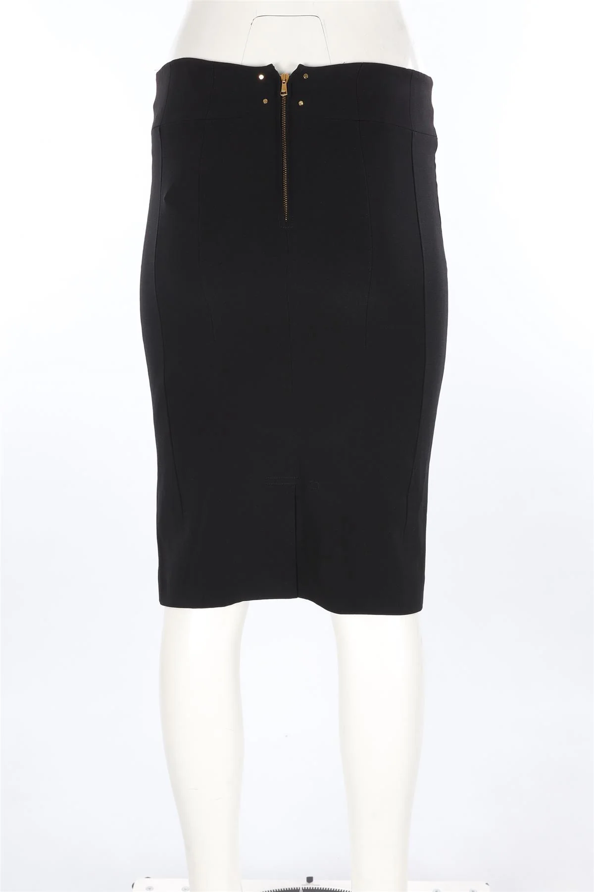 TOM FORD BLACK CREPE SKIRT IT 38 UK 4 - Image 4
